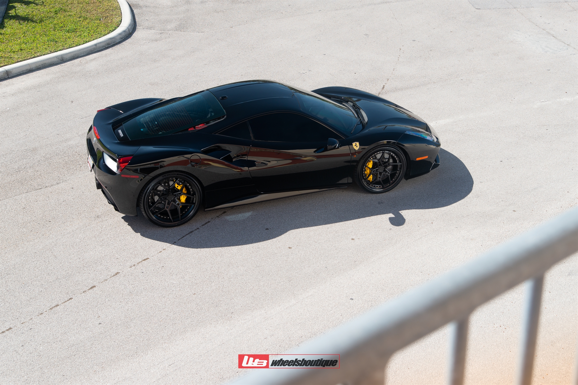 Ferrari 488 | Nero | on ANRKY S3-X4 | Satin Black