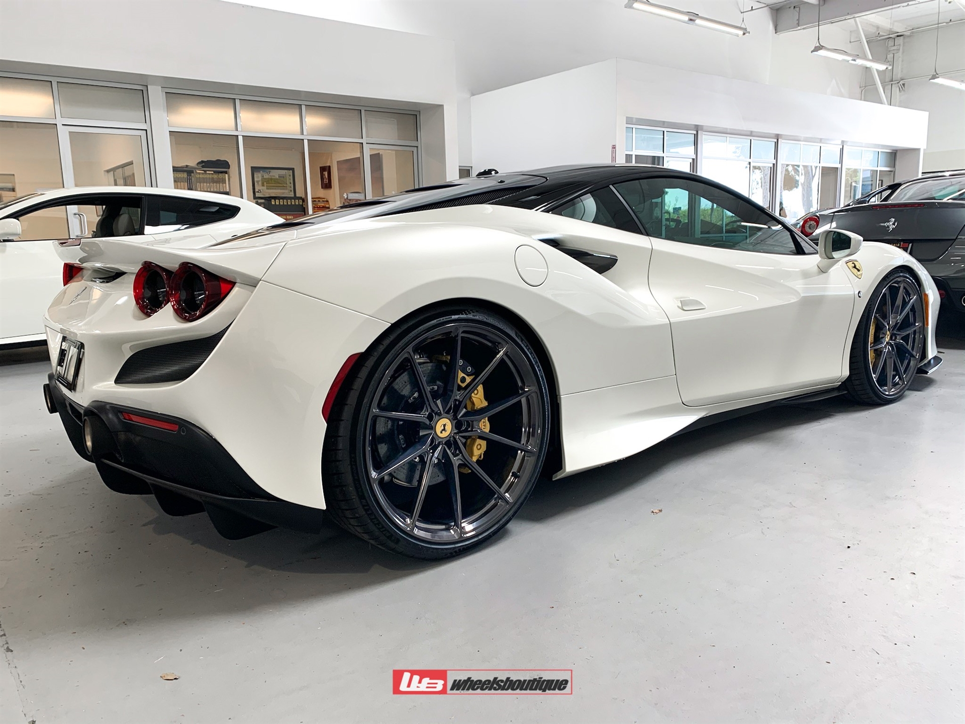 Ferrari F8 | Bianco Avus | on ANRKY AN12 | Mirror Polished Smoke