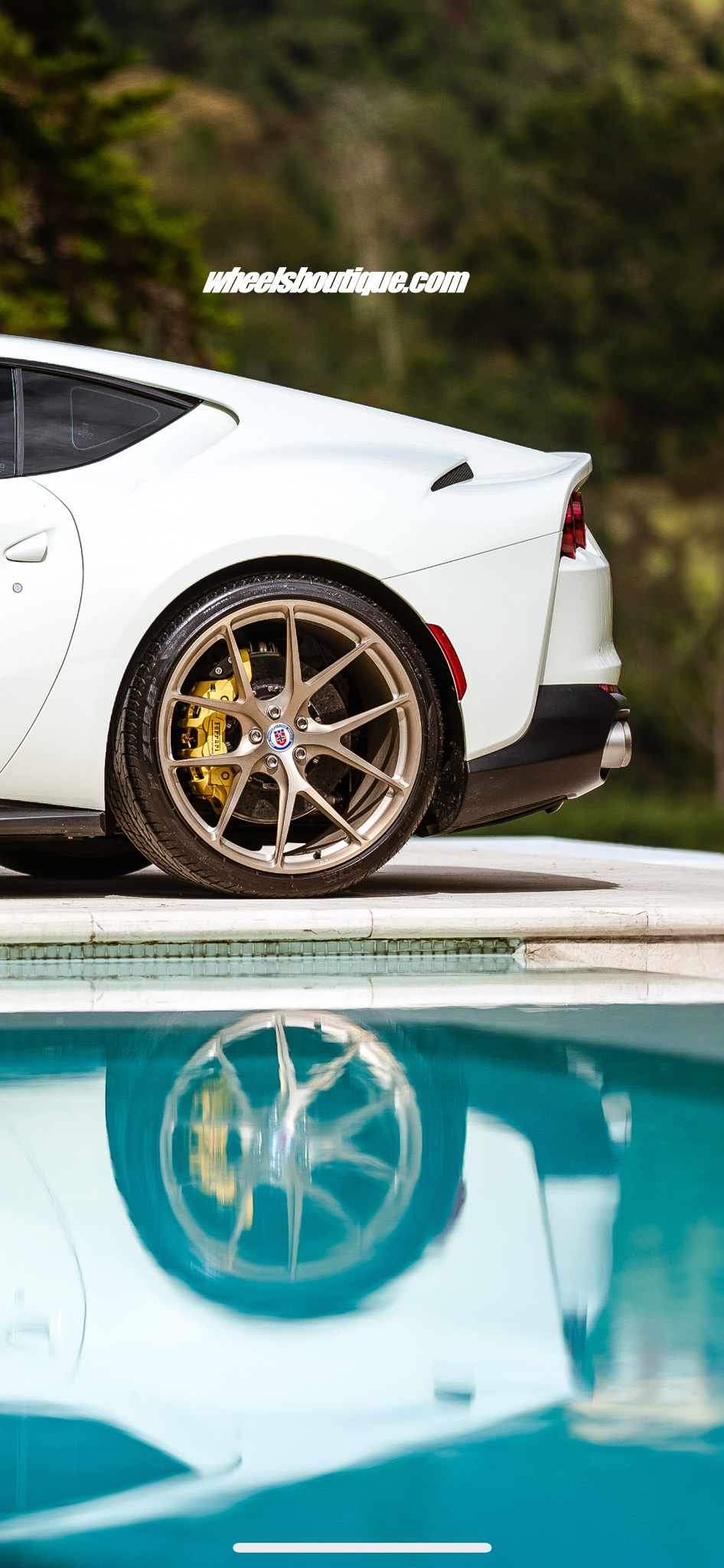 Ferrari 812 | Bianco Avus | on HRE P101 | Brushed Frozen Champagne