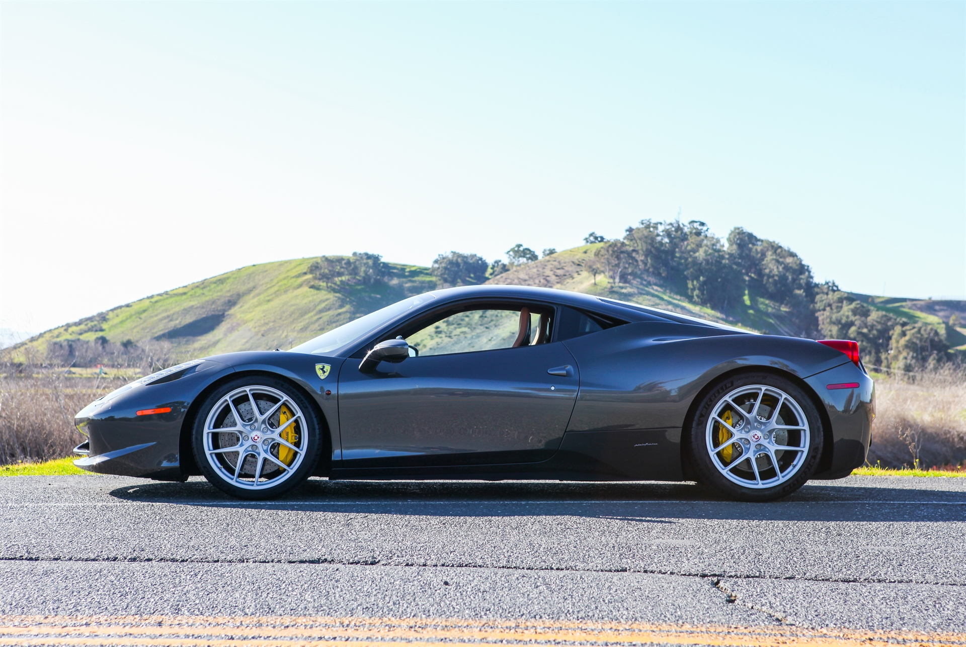 Ferrari 458 | Grigio Medio | on HRE R101 Lightweight | Naked Silver
