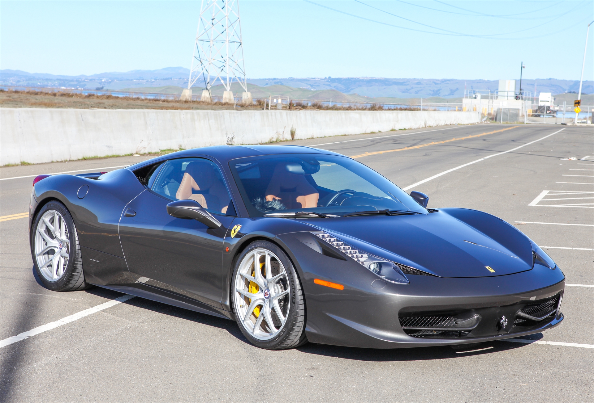 Ferrari 458 | Grigio Medio | on HRE R101 Lightweight | Naked Silver