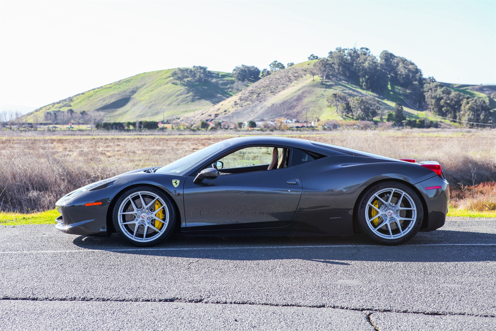 Ferrari 458 | Grigio Medio | on HRE R101 Lightweight | Naked Silver