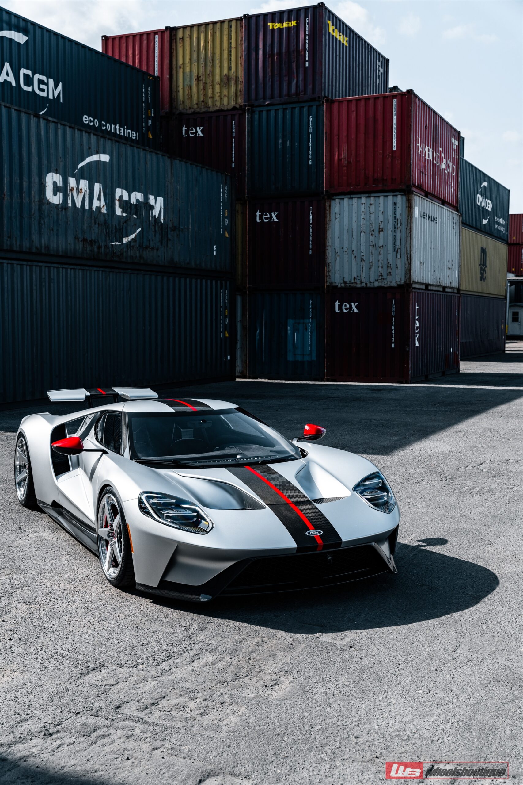 Ford GT MK2 Carbon Series | | on ANRKY RS5.3 | Two-Tone: Brushed Clear Face + Polished Clear Windows