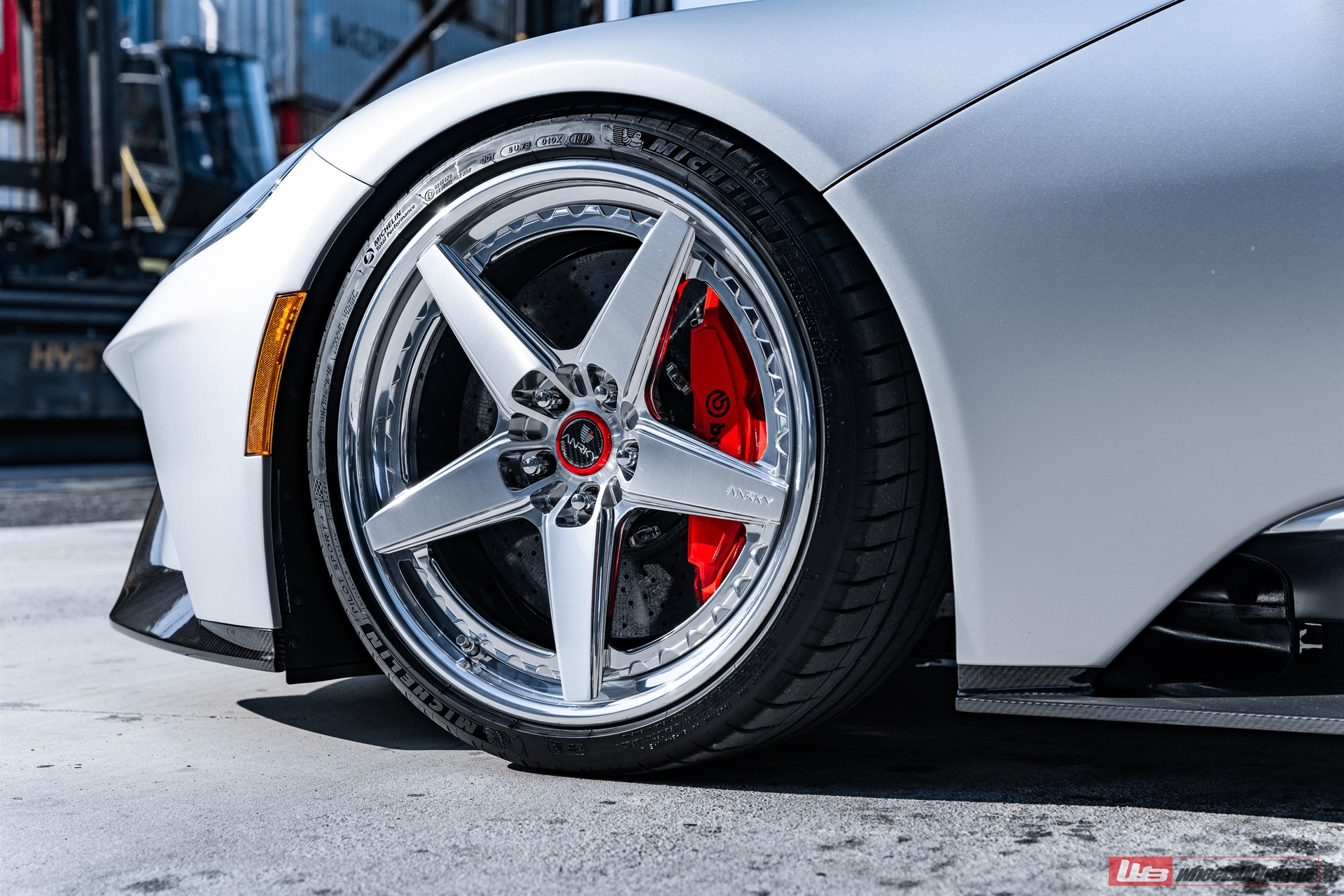 Ford GT MK2 Carbon Series | | on ANRKY RS5.3 | Two-Tone: Brushed Clear Face + Polished Clear Windows