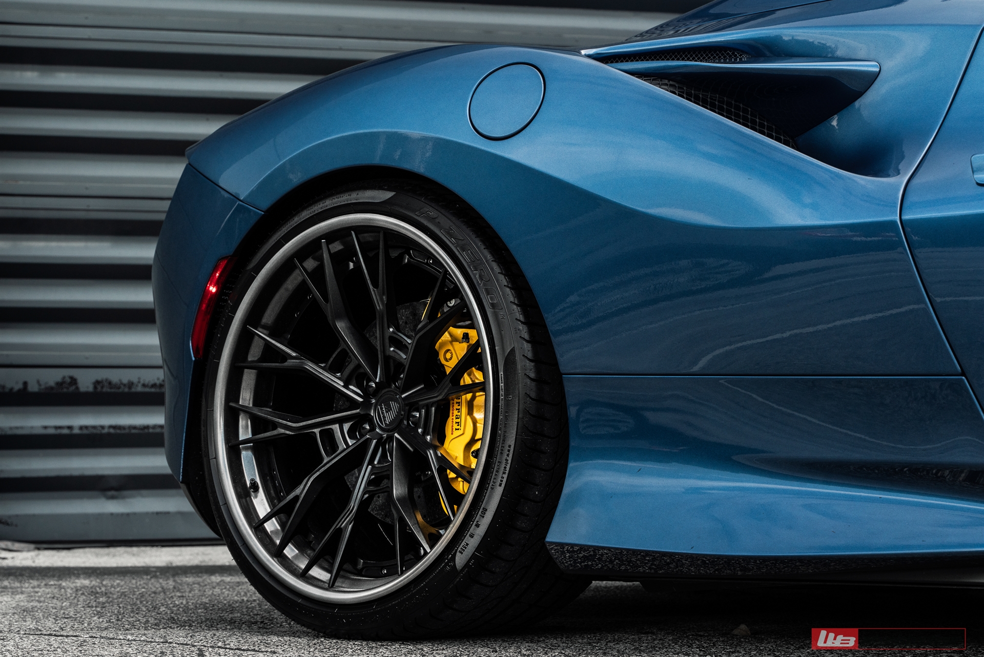 Ferrari F8 Spider | TDF Blu | on ANRKY S3-X5 | Satin Black