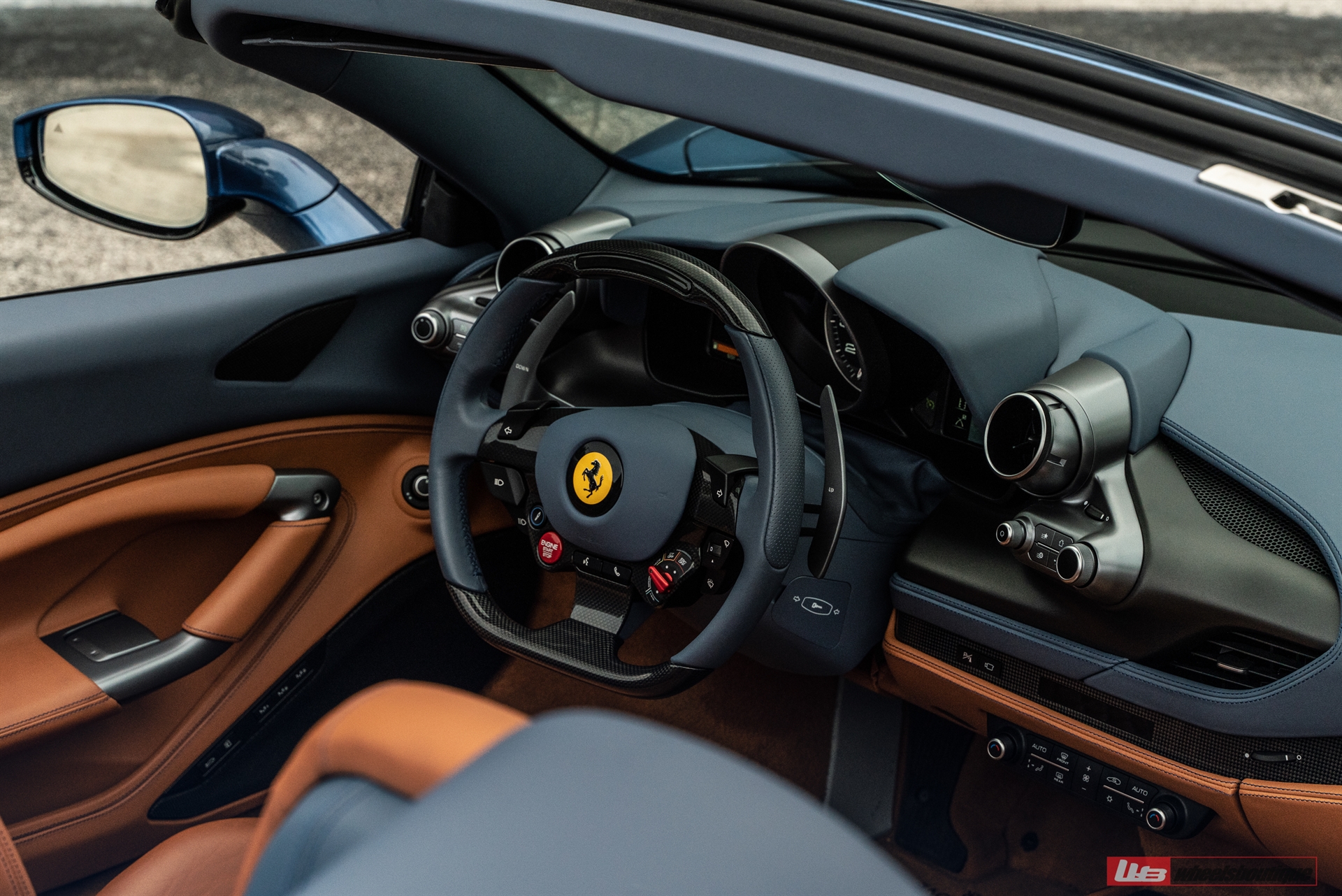 Ferrari F8 Spider | TDF Blu | on ANRKY S3-X5 | Satin Black