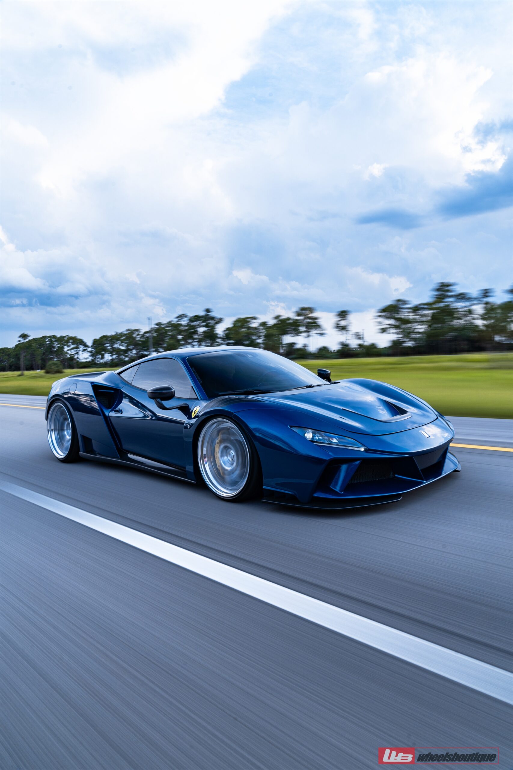 Novitec N-Largo F8  | TDF Blu | on ANRKY RS5.3 | Two-Tone: Brushed Clear Face + Polished Clear Windows