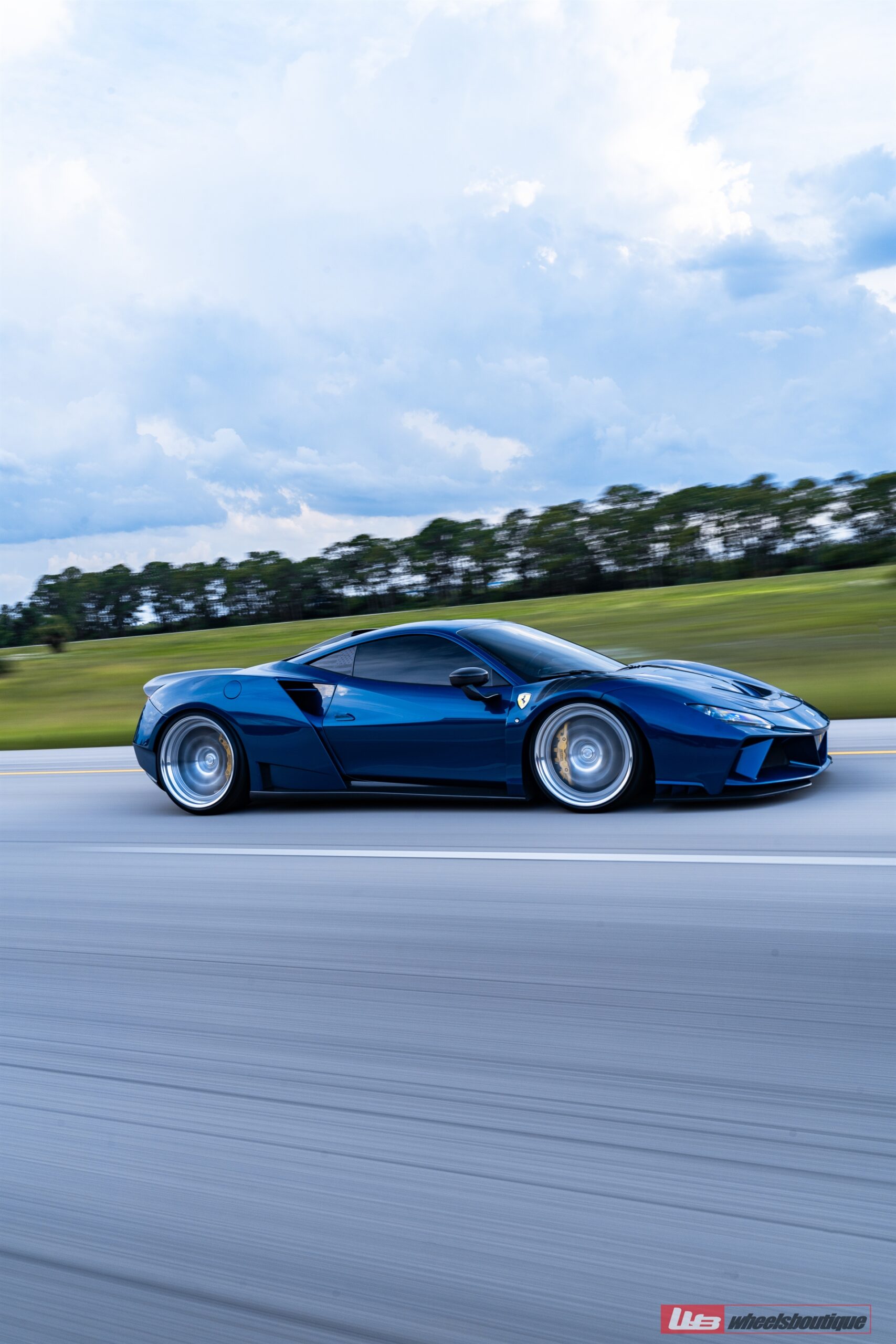 Novitec N-Largo F8  | TDF Blu | on ANRKY RS5.3 | Two-Tone: Brushed Clear Face + Polished Clear Windows
