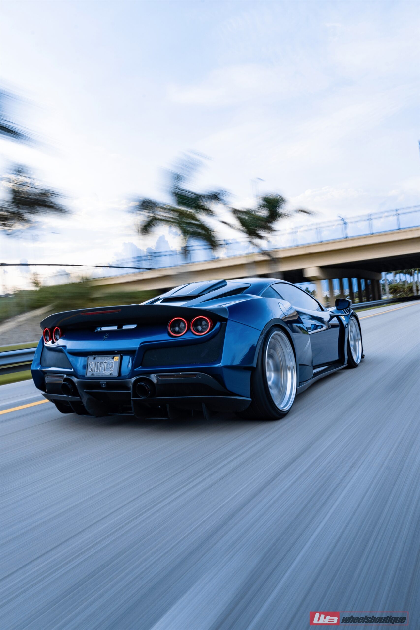 Novitec N-Largo F8  | TDF Blu | on ANRKY RS5.3 | Two-Tone: Brushed Clear Face + Polished Clear Windows