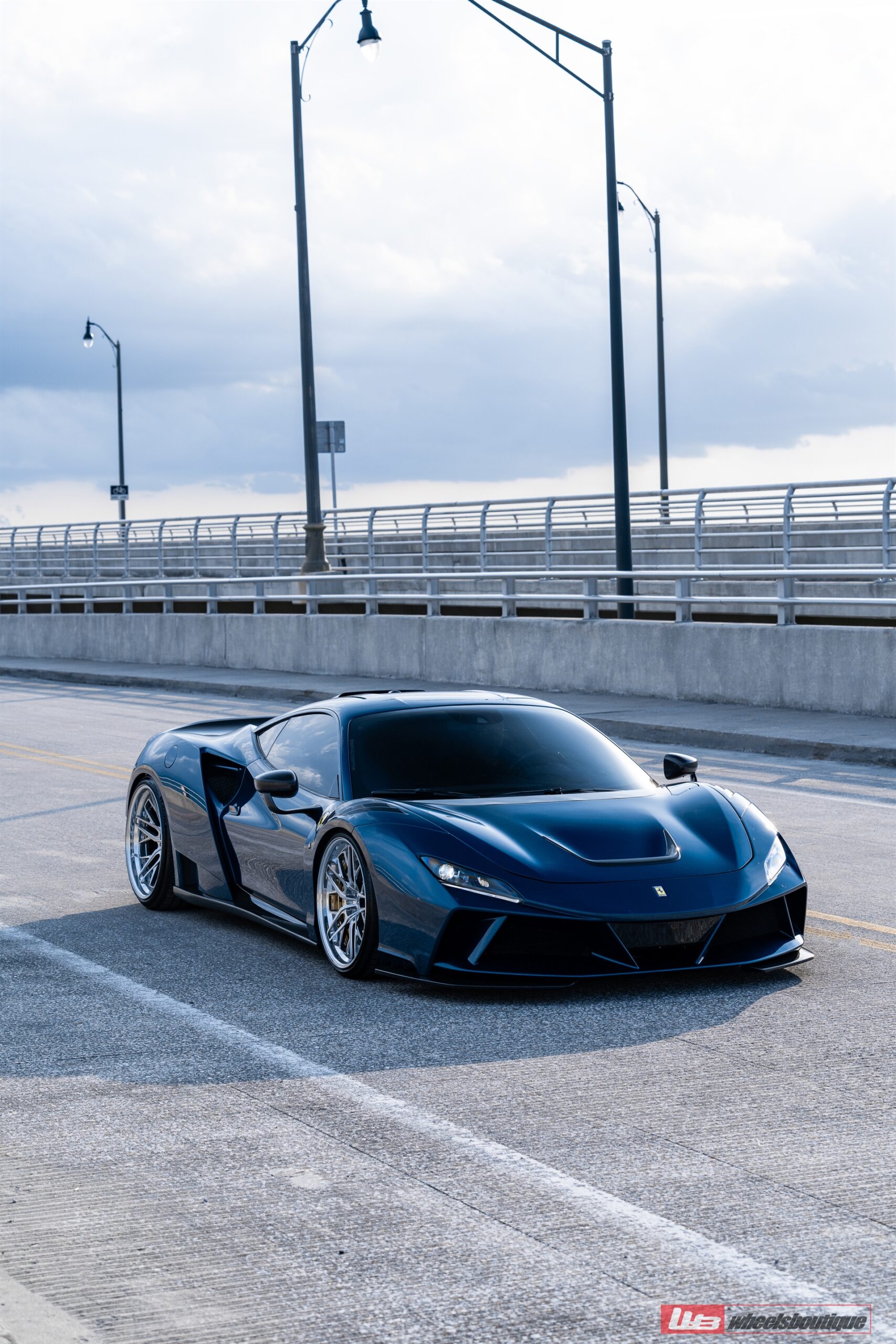 Novitec N-Largo F8  | TDF Blu | on ANRKY RS5.3 | Two-Tone: Brushed Clear Face + Polished Clear Windows