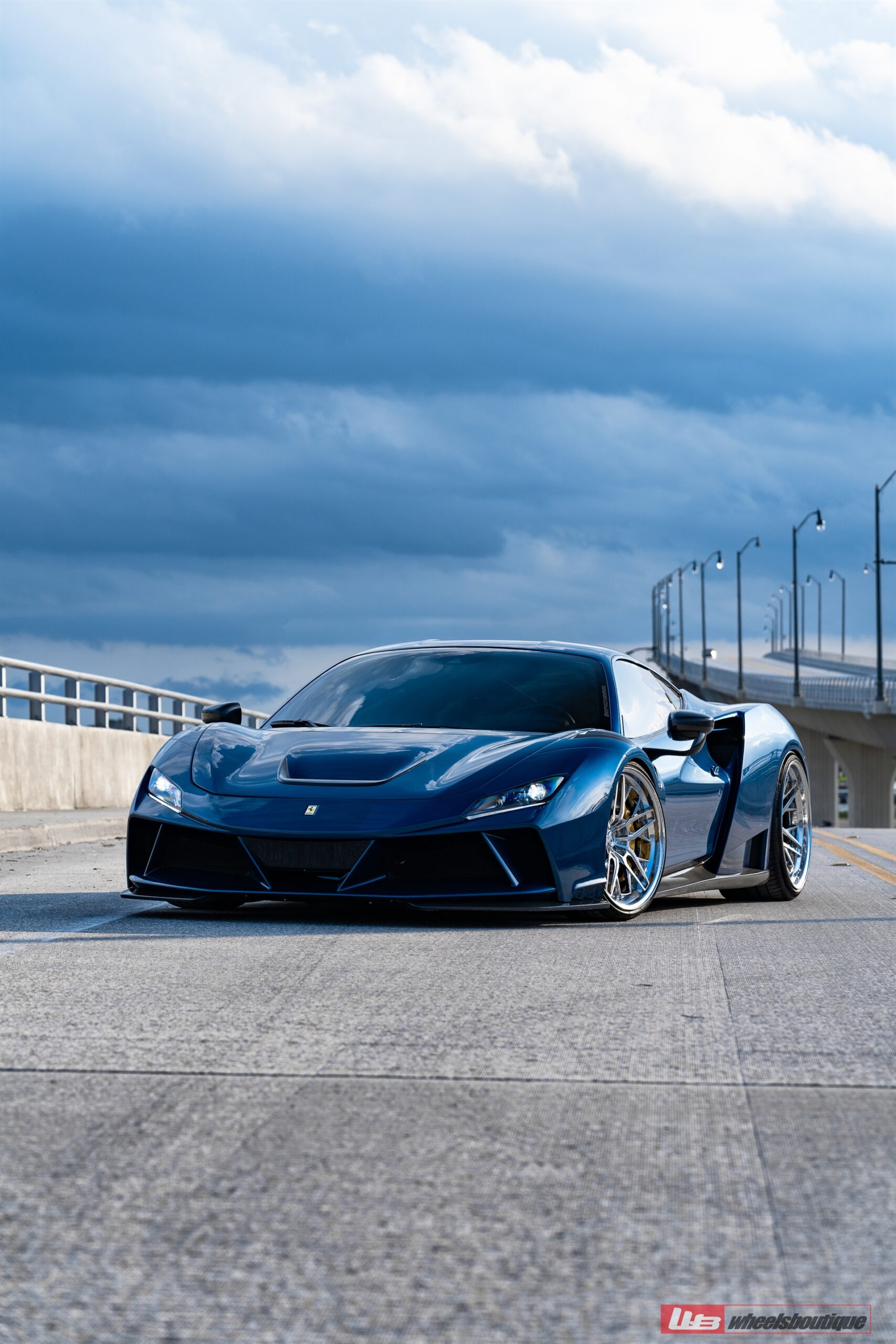Novitec N-Largo F8  | TDF Blu | on ANRKY RS5.3 | Two-Tone: Brushed Clear Face + Polished Clear Windows