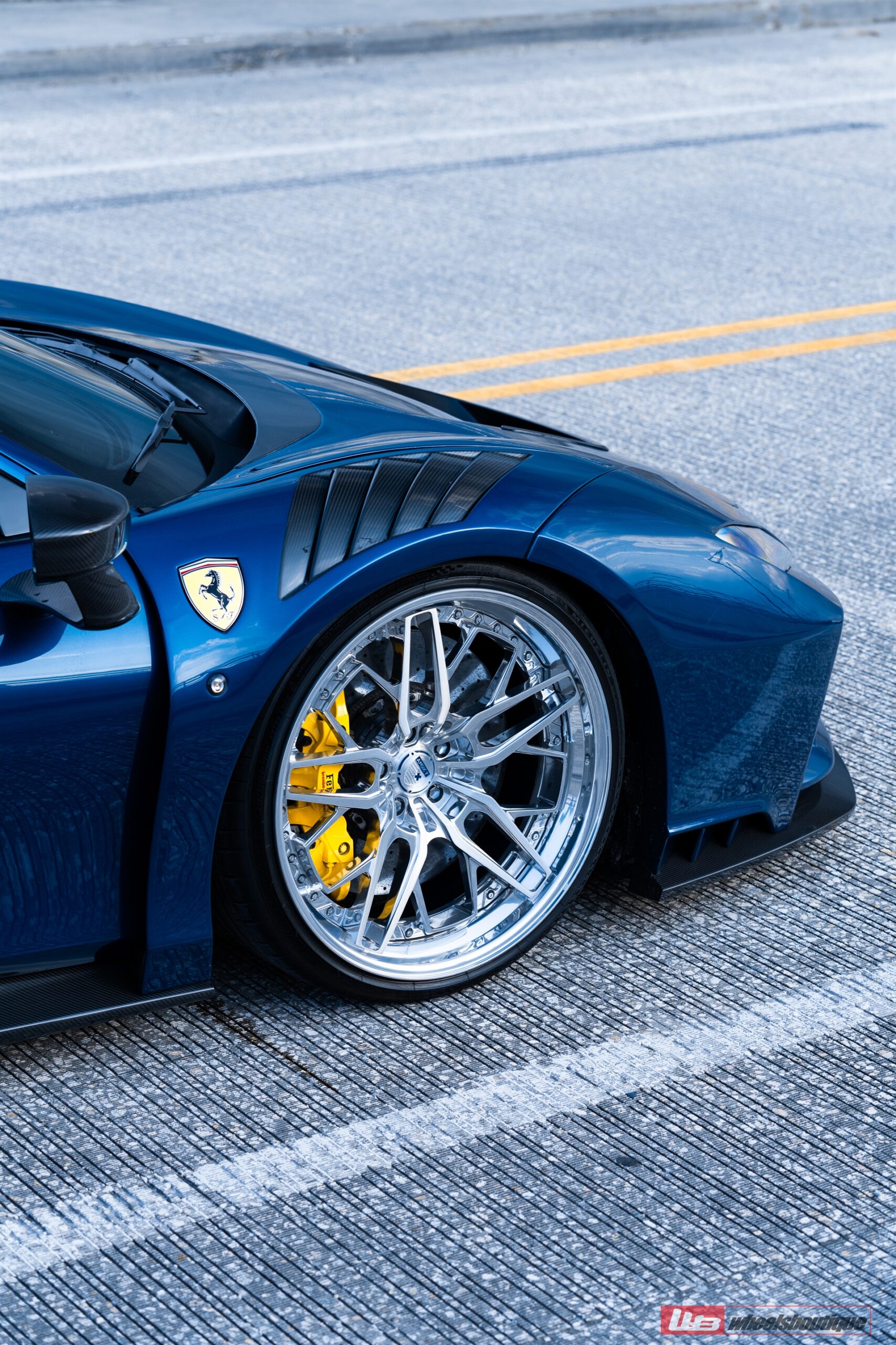Novitec N-Largo F8  | TDF Blu | on ANRKY RS5.3 | Two-Tone: Brushed Clear Face + Polished Clear Windows