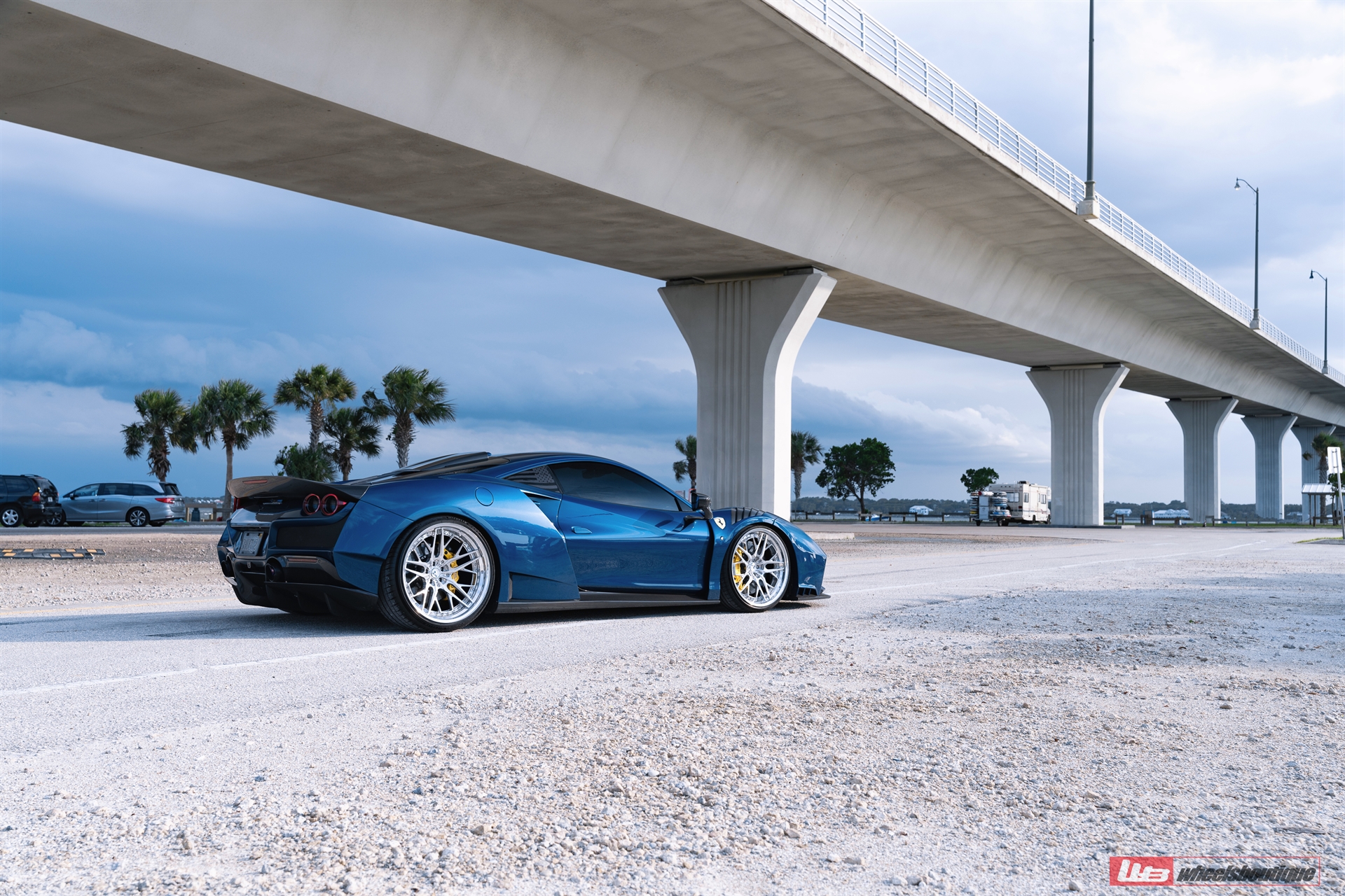 Novitec N-Largo F8  | TDF Blu | on ANRKY RS5.3 | Two-Tone: Brushed Clear Face + Polished Clear Windows