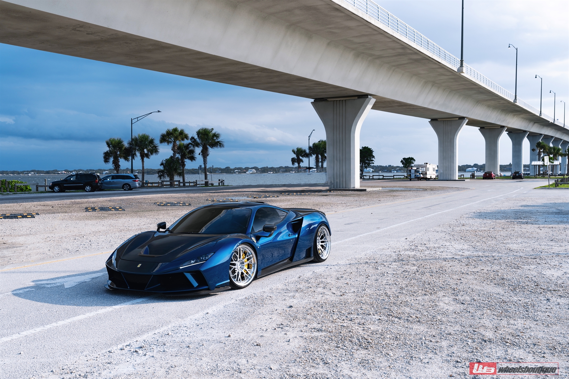 Novitec N-Largo F8  | TDF Blu | on ANRKY RS5.3 | Two-Tone: Brushed Clear Face + Polished Clear Windows