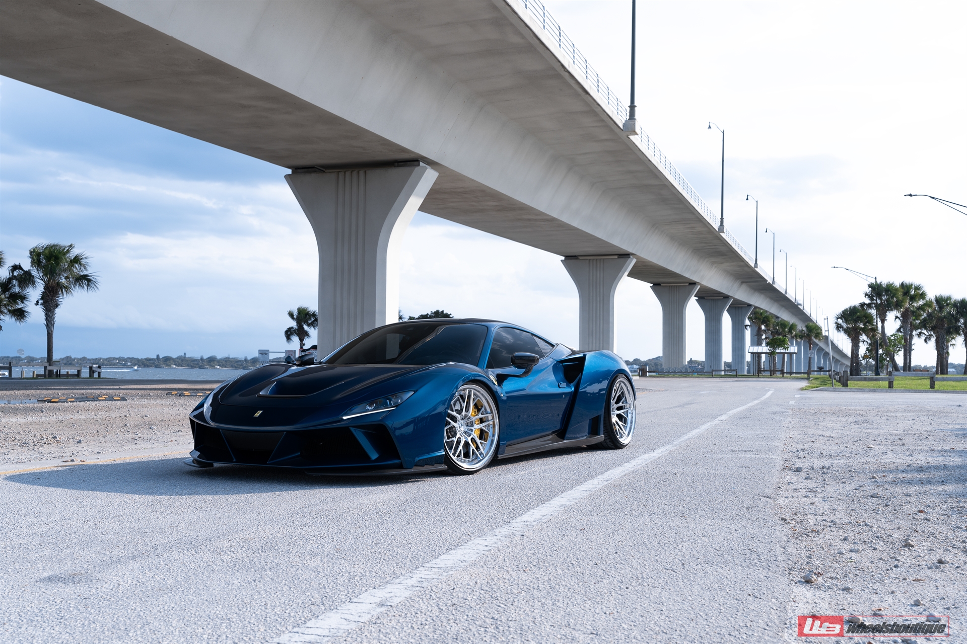 Novitec N-Largo F8  | TDF Blu | on ANRKY RS5.3 | Two-Tone: Brushed Clear Face + Polished Clear Windows