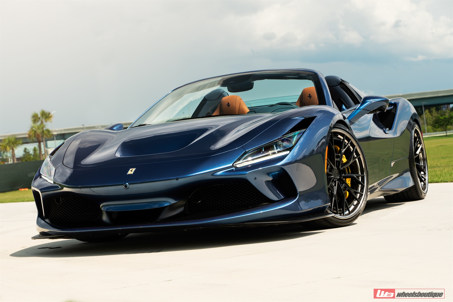 Ferrari F8 Spider | TDF Blu | on ANRKY S3-X5 | Satin Black