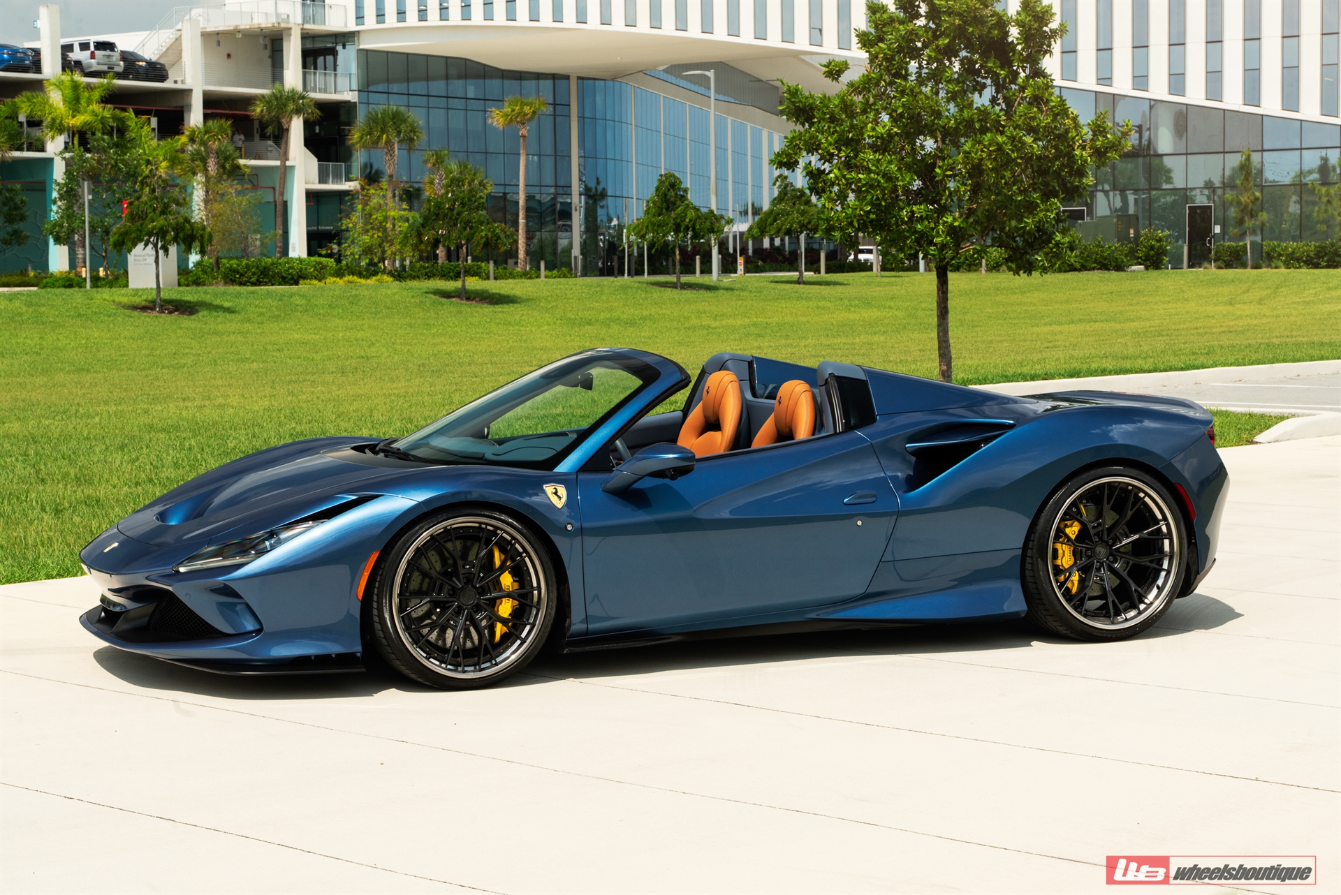 Ferrari F8 Spider | TDF Blu | on ANRKY S3-X5 | Satin Black