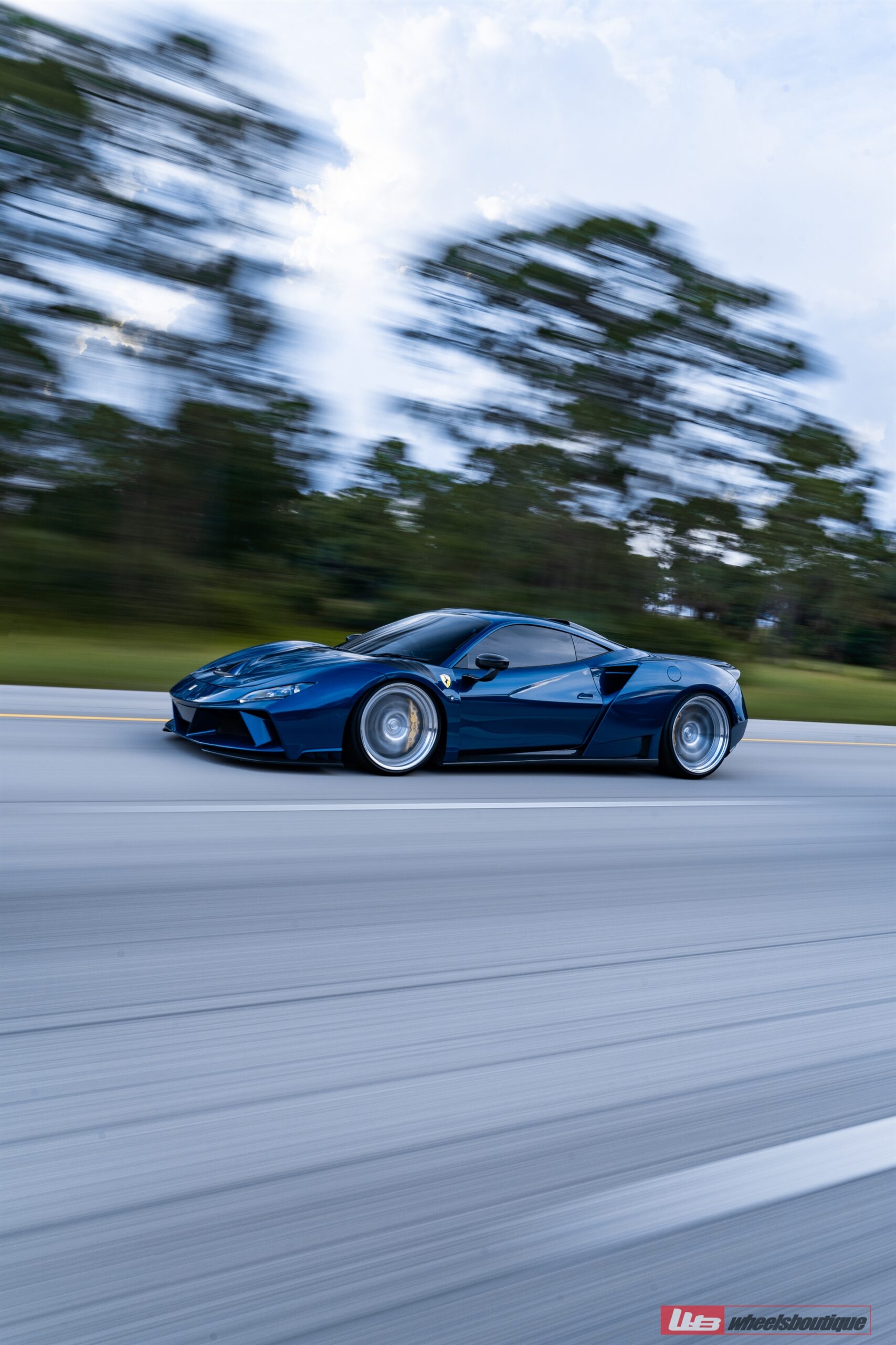 Novitec N-Largo F8  | TDF Blu | on ANRKY RS5.3 | Two-Tone: Brushed Clear Face + Polished Clear Windows