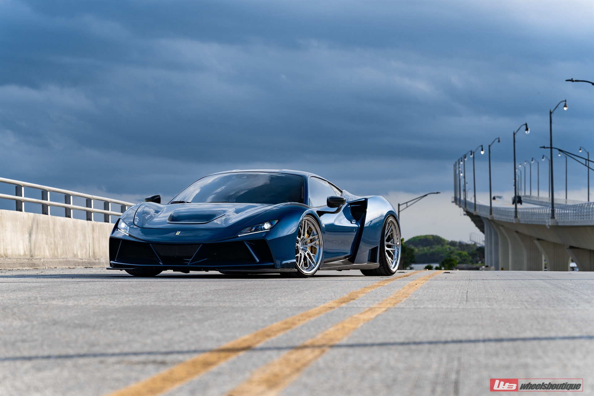Novitec N-Largo F8  | TDF Blu | on ANRKY RS5.3 | Two-Tone: Brushed Clear Face + Polished Clear Windows