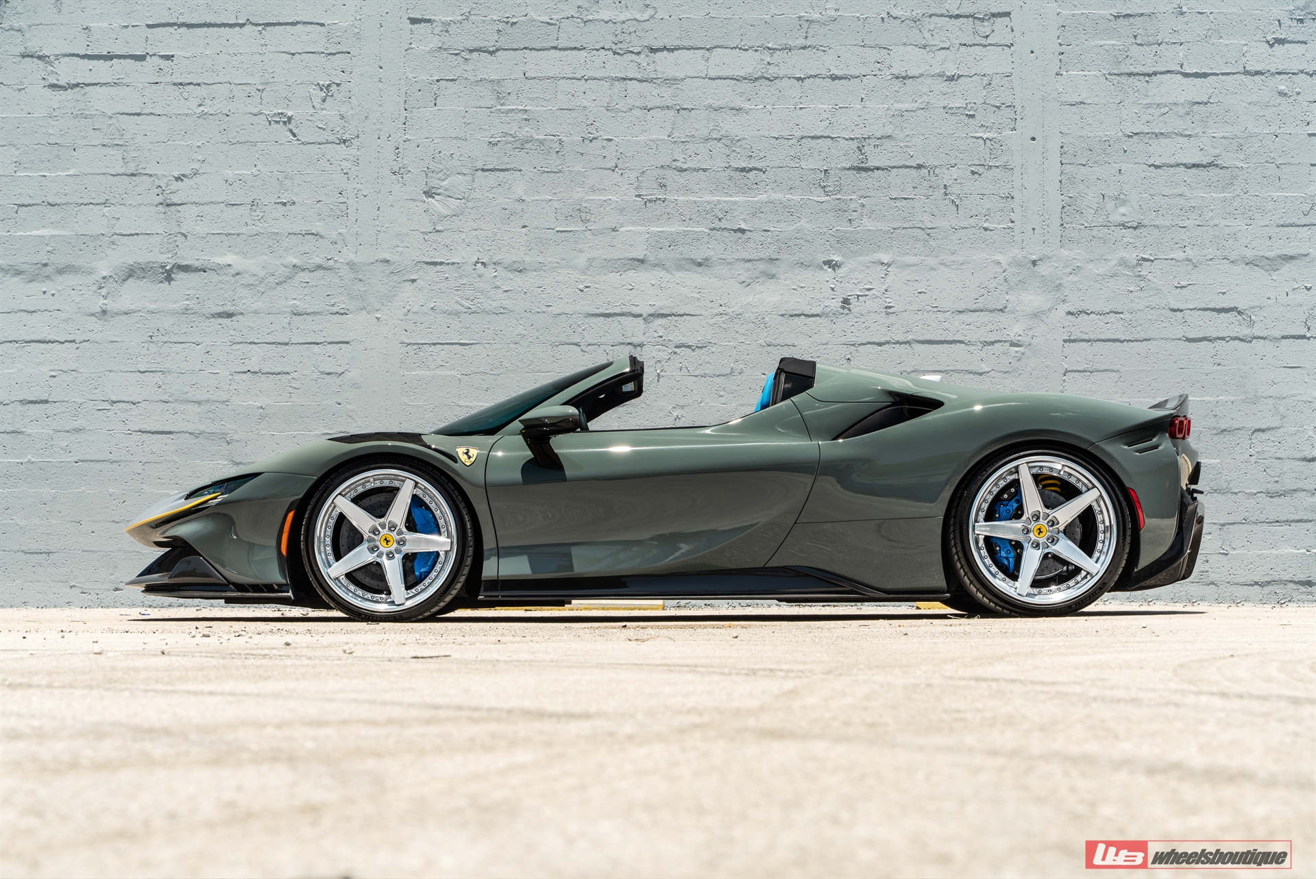 Novitec: SF90 Spider | Grigio Medio | on ANRKY RS5.3 | Two-Tone: Brushed Clear Face + Polished Clear Windows