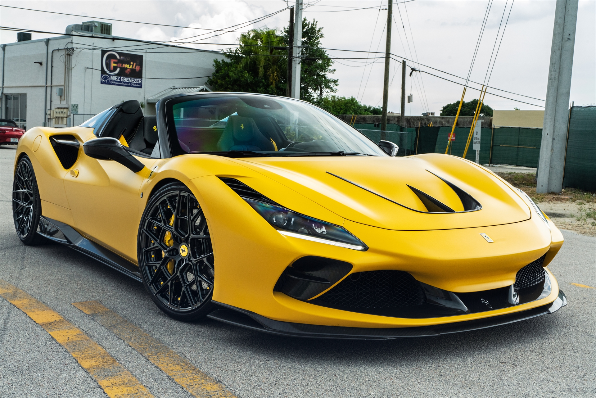 1016 Industries F8 Spider | Giallo Modena | on MV Forged MR-217 | Gloss Black