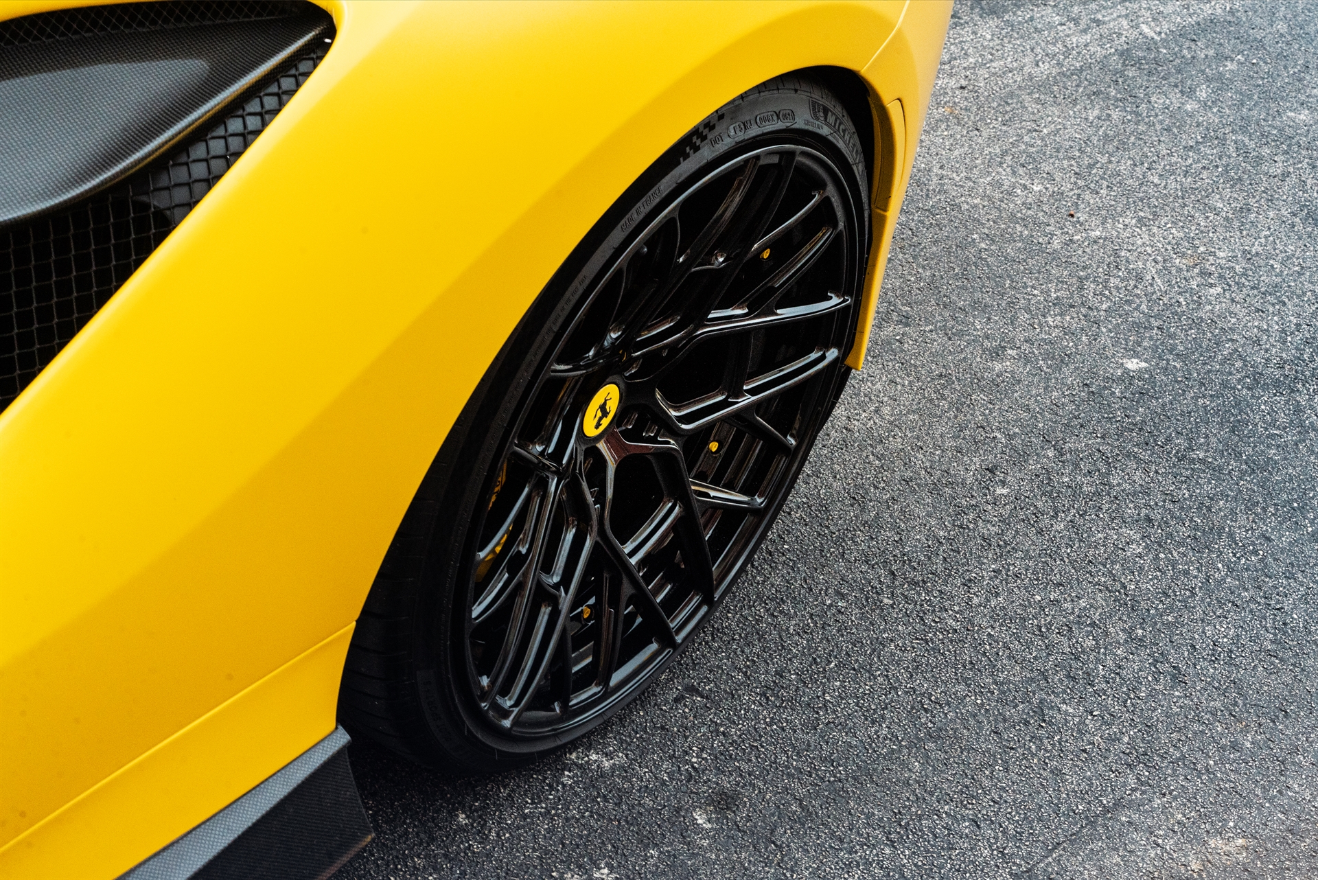 1016 Industries F8 Spider | Giallo Modena | on MV Forged MR-217 | Gloss Black
