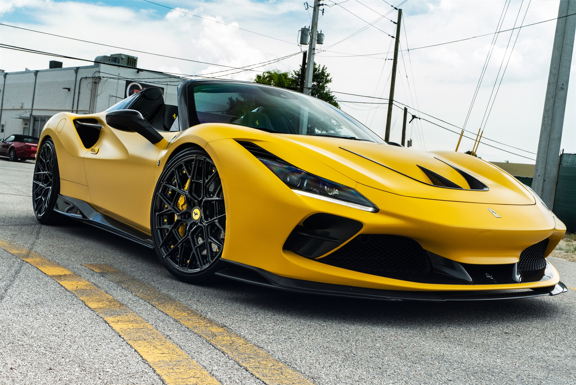 1016 Industries F8 Spider | Giallo Modena | on MV Forged MR-217 | Gloss Black