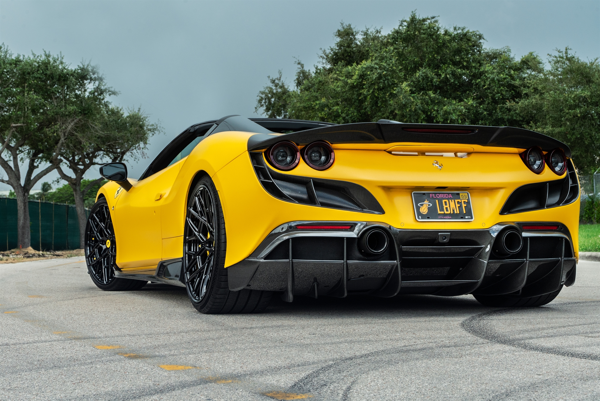 1016 Industries F8 Spider | Giallo Modena | on MV Forged MR-217 | Gloss Black