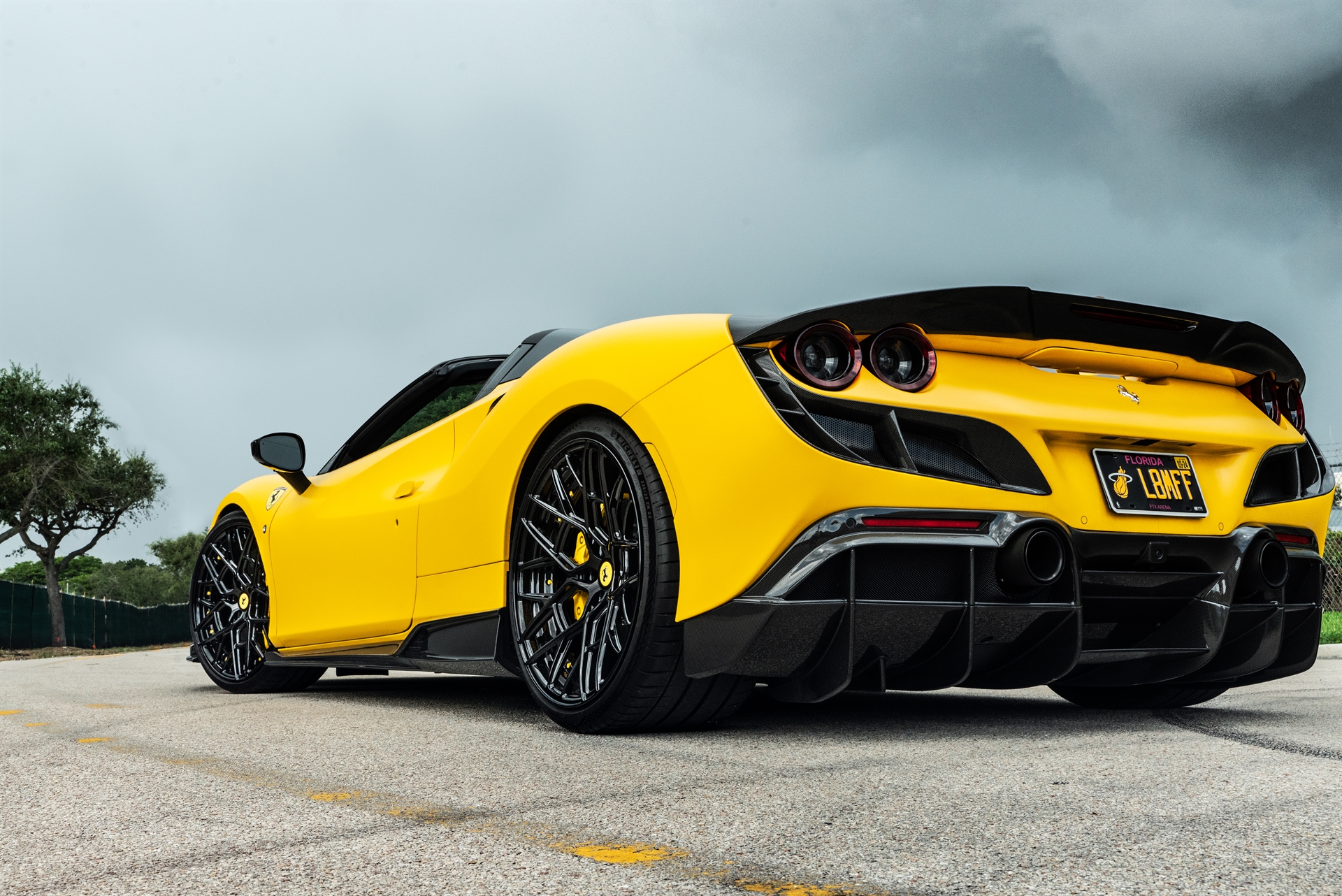 1016 Industries F8 Spider | Giallo Modena | on MV Forged MR-217 | Gloss Black