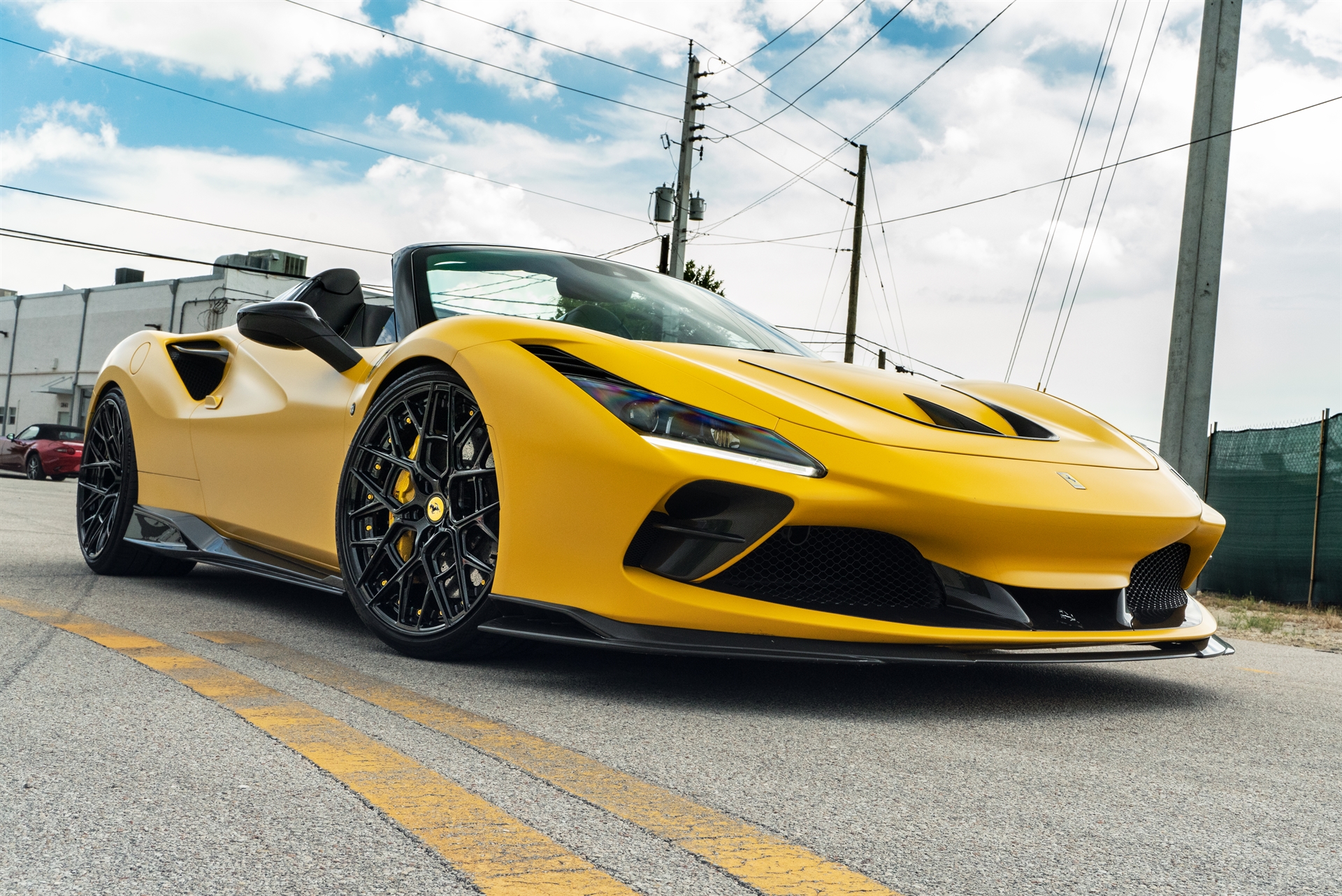 1016 Industries F8 Spider | Giallo Modena | on MV Forged MR-217 | Gloss Black
