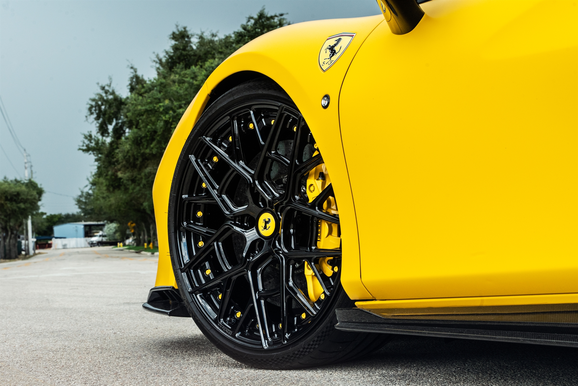 1016 Industries F8 Spider | Giallo Modena | on MV Forged MR-217 | Gloss Black