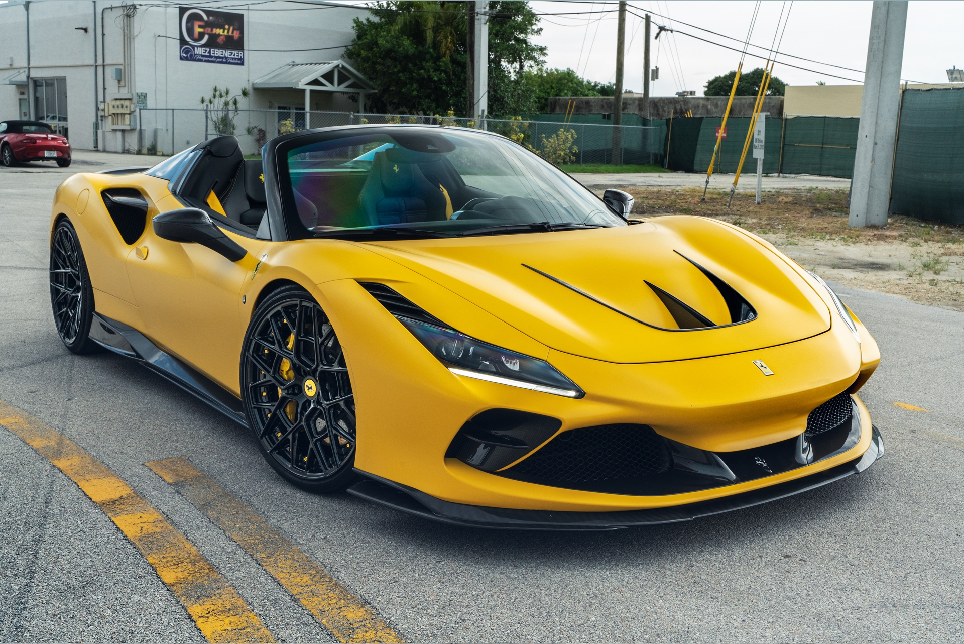 1016 Industries F8 Spider | Giallo Modena | on MV Forged MR-217 | Gloss Black
