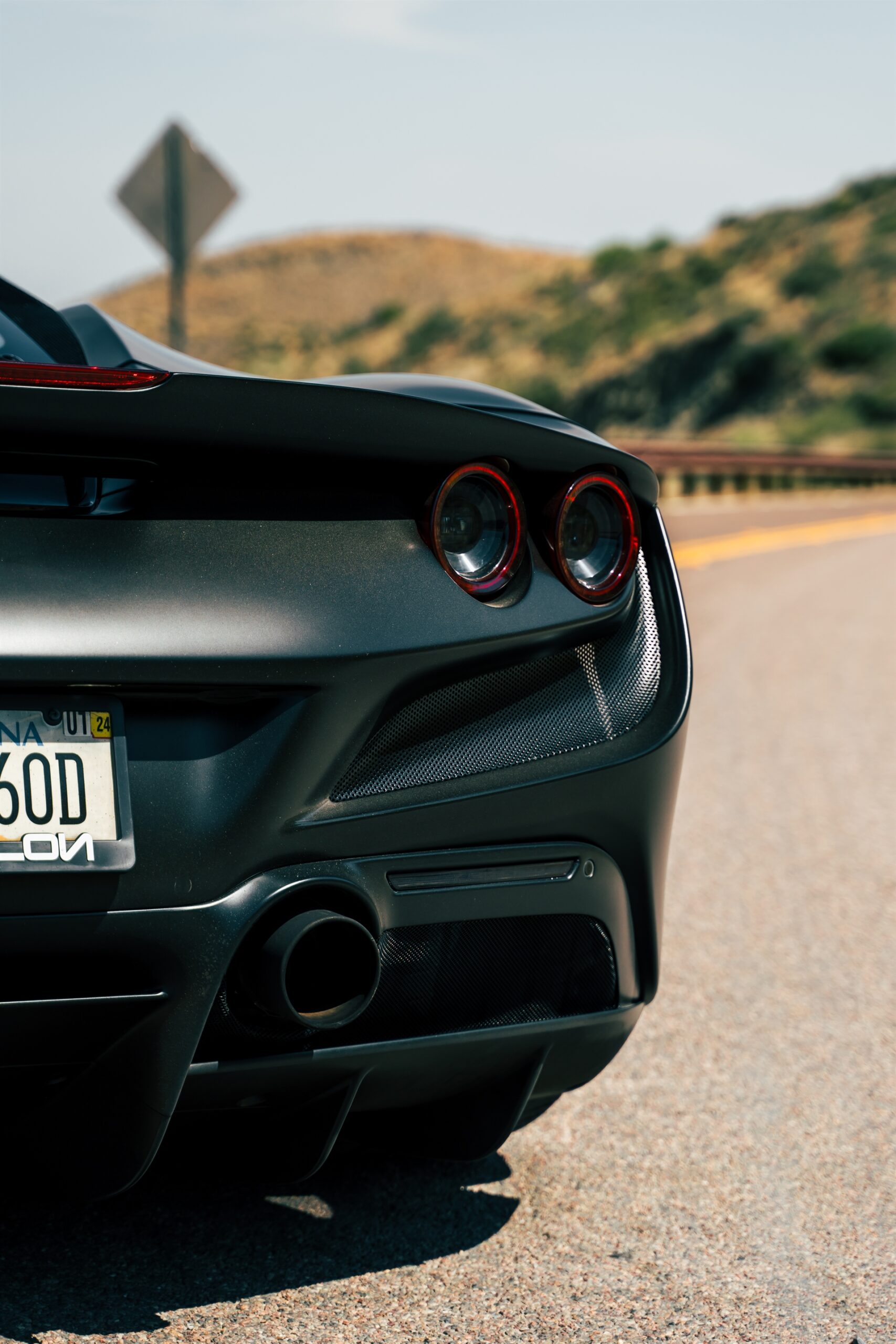 Ferrari F8 | Nero Opaco | on HRE S101SC | Brushed Clear