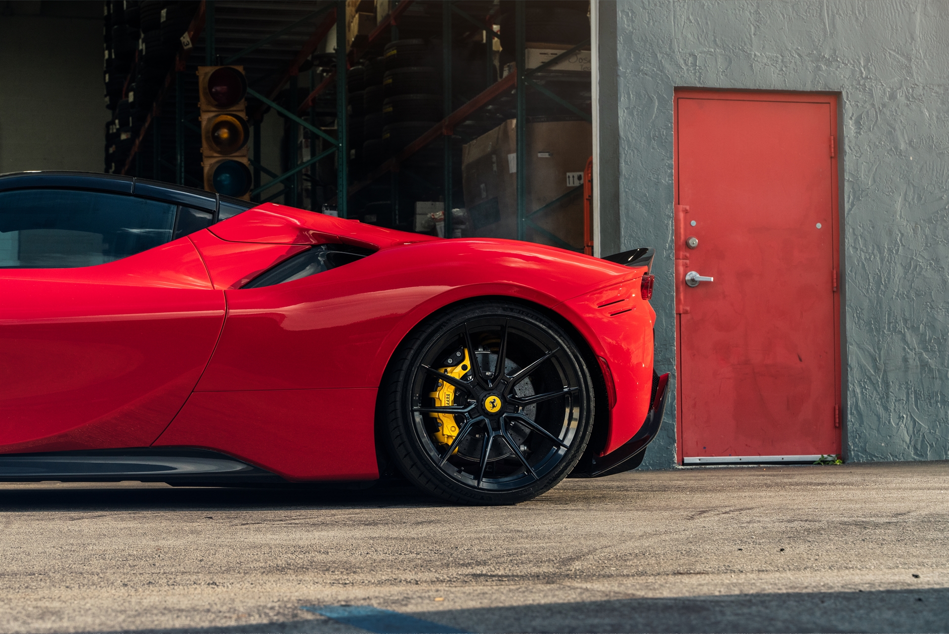 Ferrari SF90 Spider | Rosso Corsa | on Novitec NF10 ZV | Gloss Black