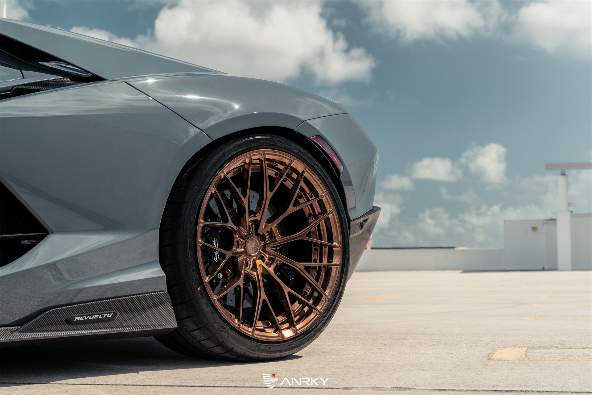 Lamborghini Revuelto | | on ANRKY AN20 | Mirror Polished Bronze
