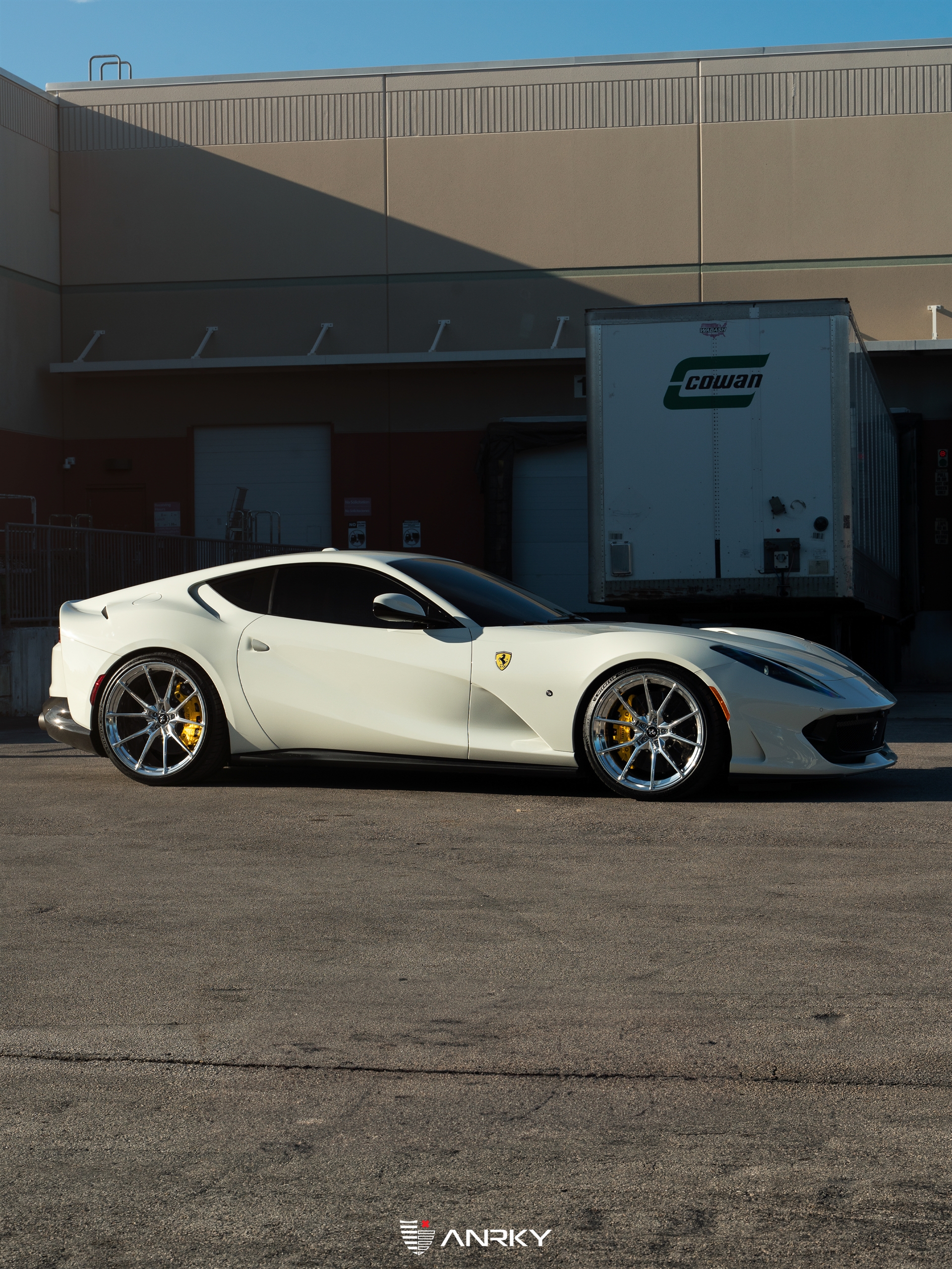 Ferrari 812 | Bianco Avus | on ANRKY AN12 | Polished Clear