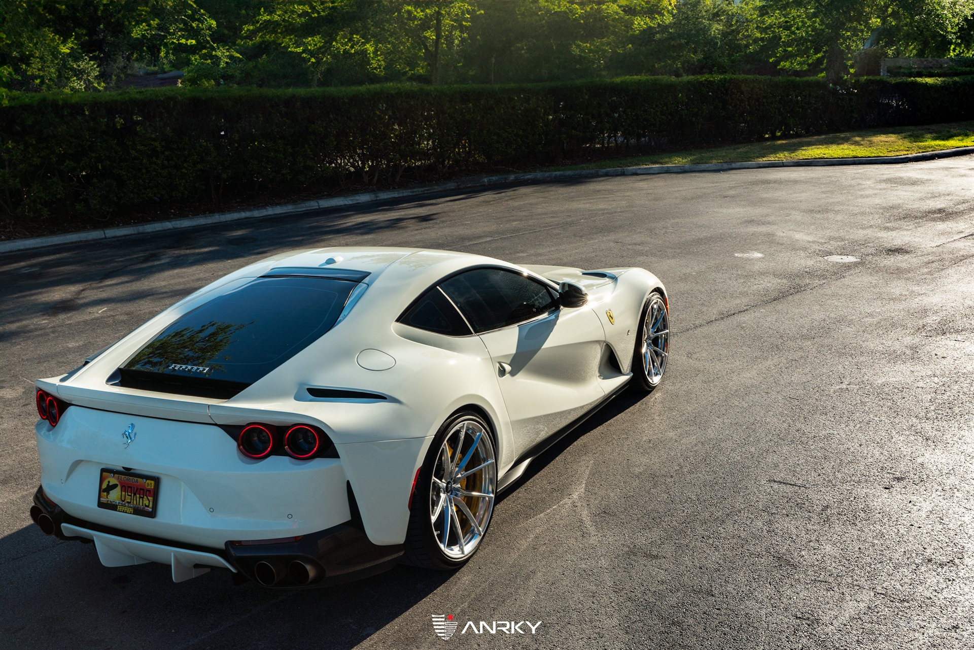 Ferrari 812 | Bianco Avus | on ANRKY AN12 | Polished Clear