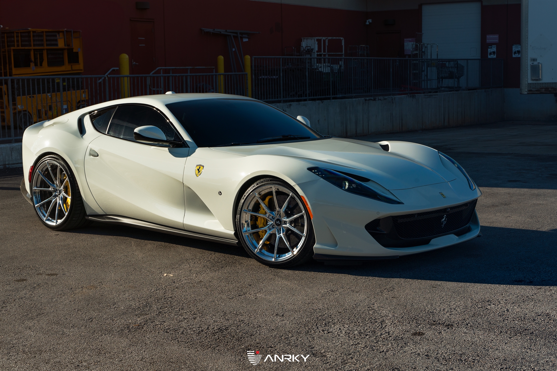Ferrari 812 | Bianco Avus | on ANRKY AN12 | Polished Clear