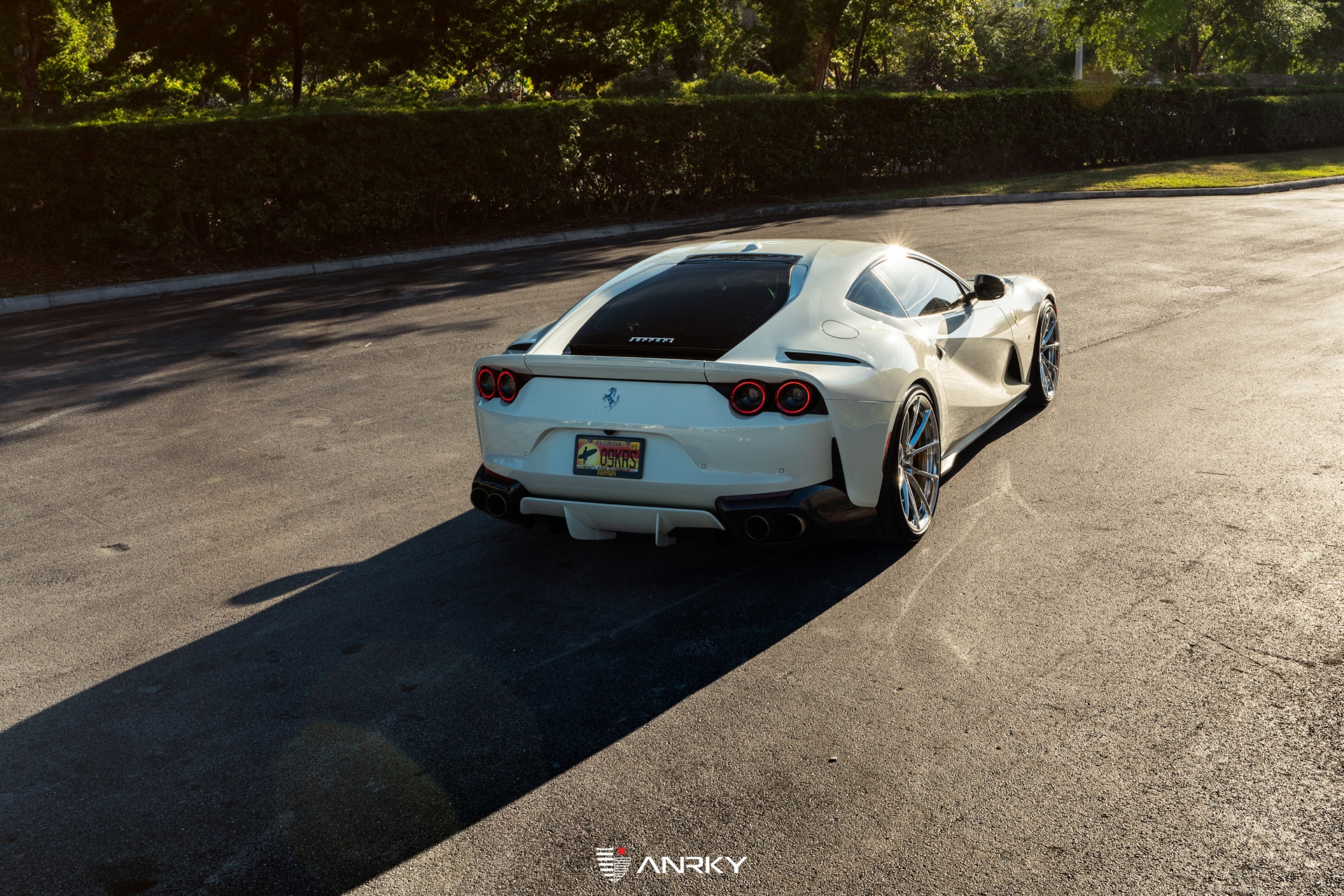 Ferrari 812 | Bianco Avus | on ANRKY AN12 | Polished Clear