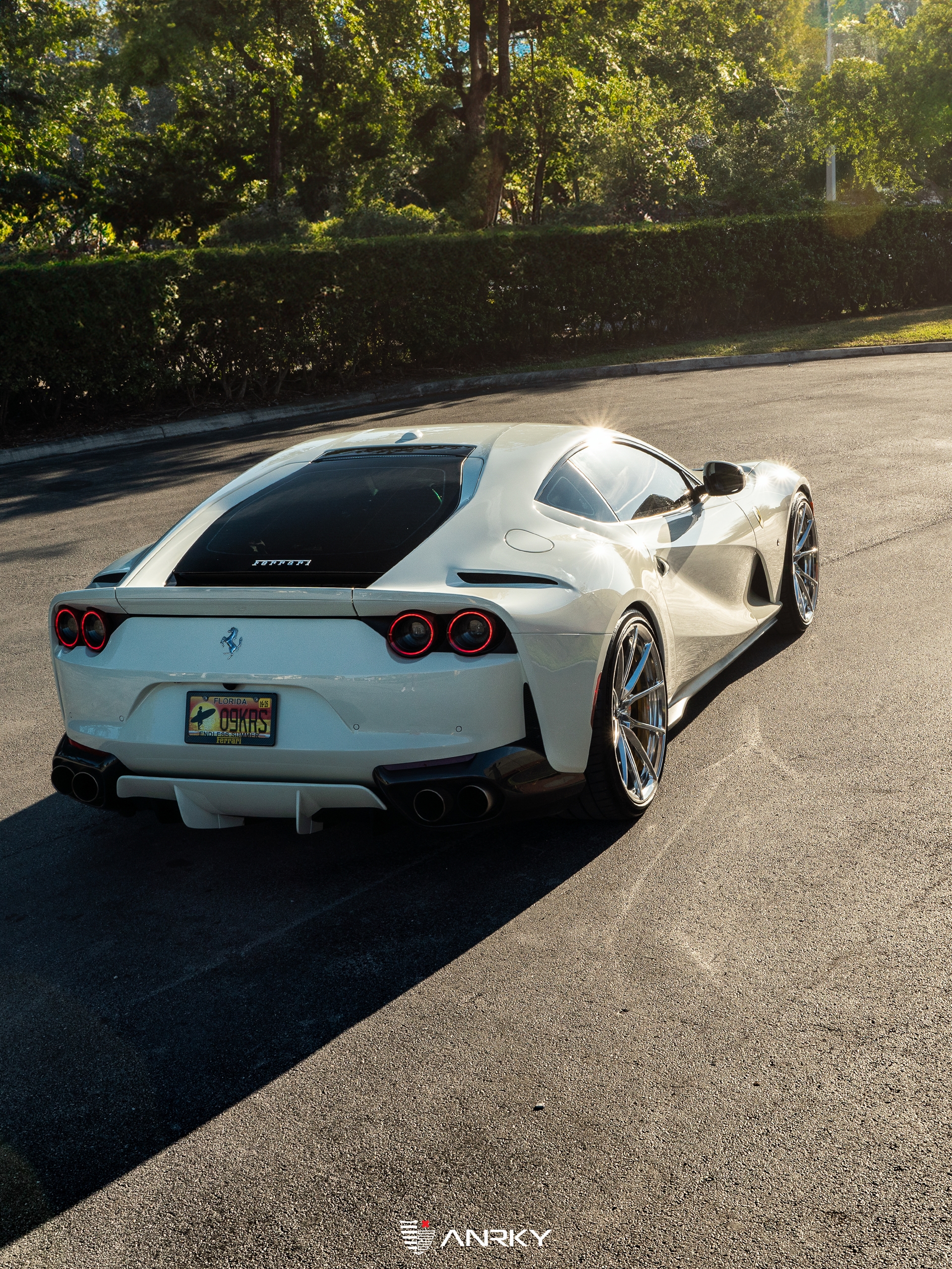 Ferrari 812 | Bianco Avus | on ANRKY AN12 | Polished Clear