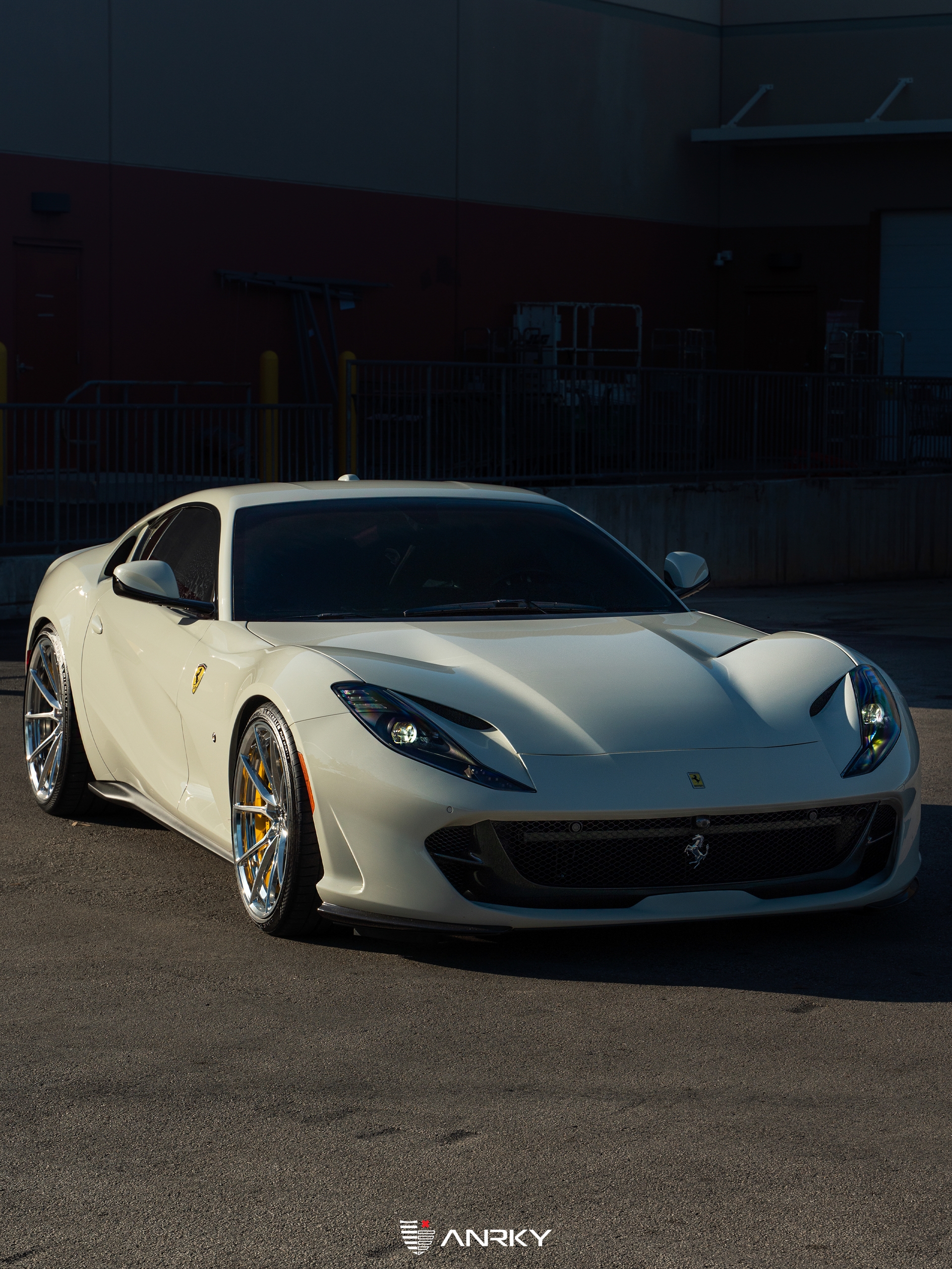 Ferrari 812 | Bianco Avus | on ANRKY AN12 | Polished Clear