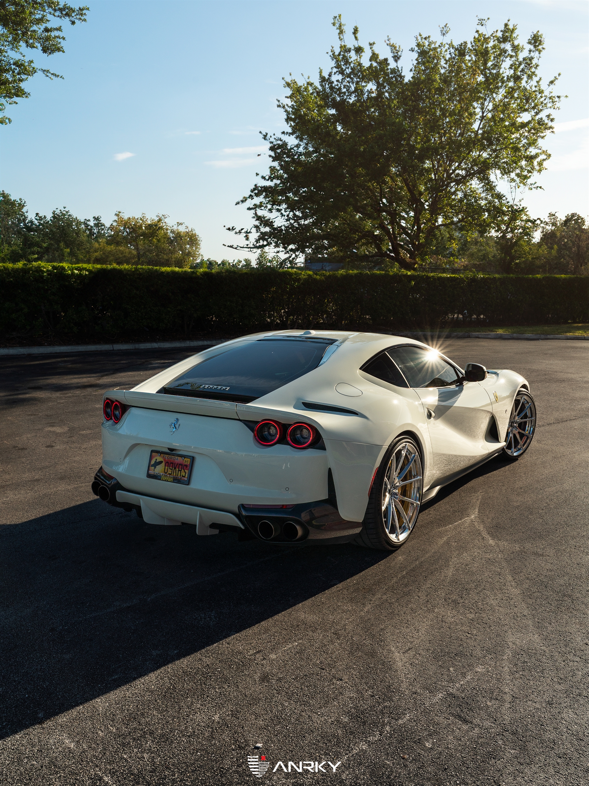 Ferrari 812 | Bianco Avus | on ANRKY AN12 | Polished Clear