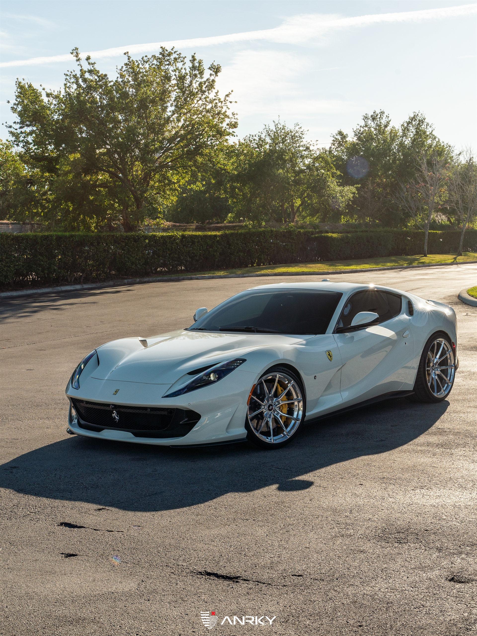 Ferrari 812 | Bianco Avus | on ANRKY AN12 | Polished Clear
