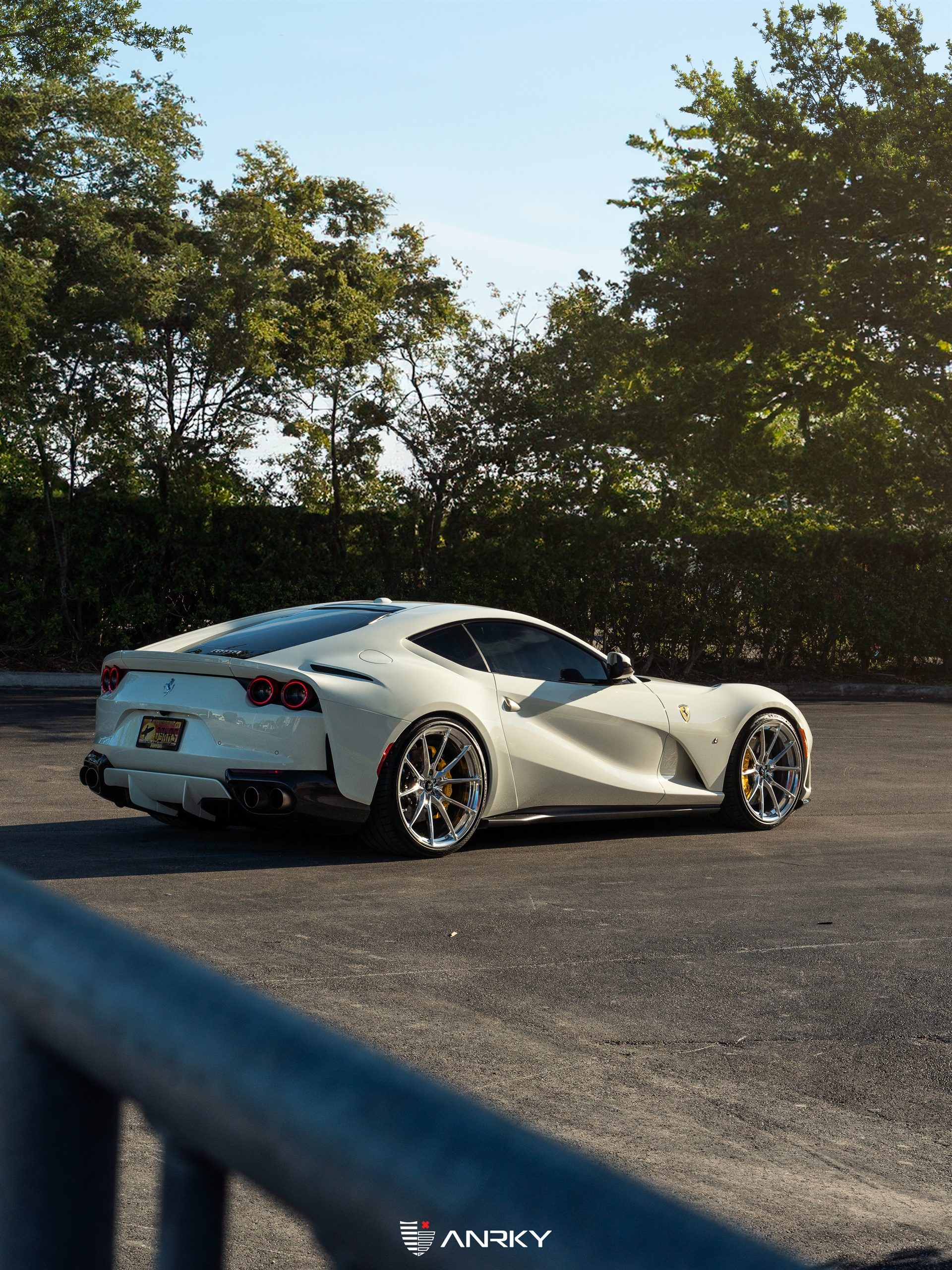 Ferrari 812 | Bianco Avus | on ANRKY AN12 | Polished Clear