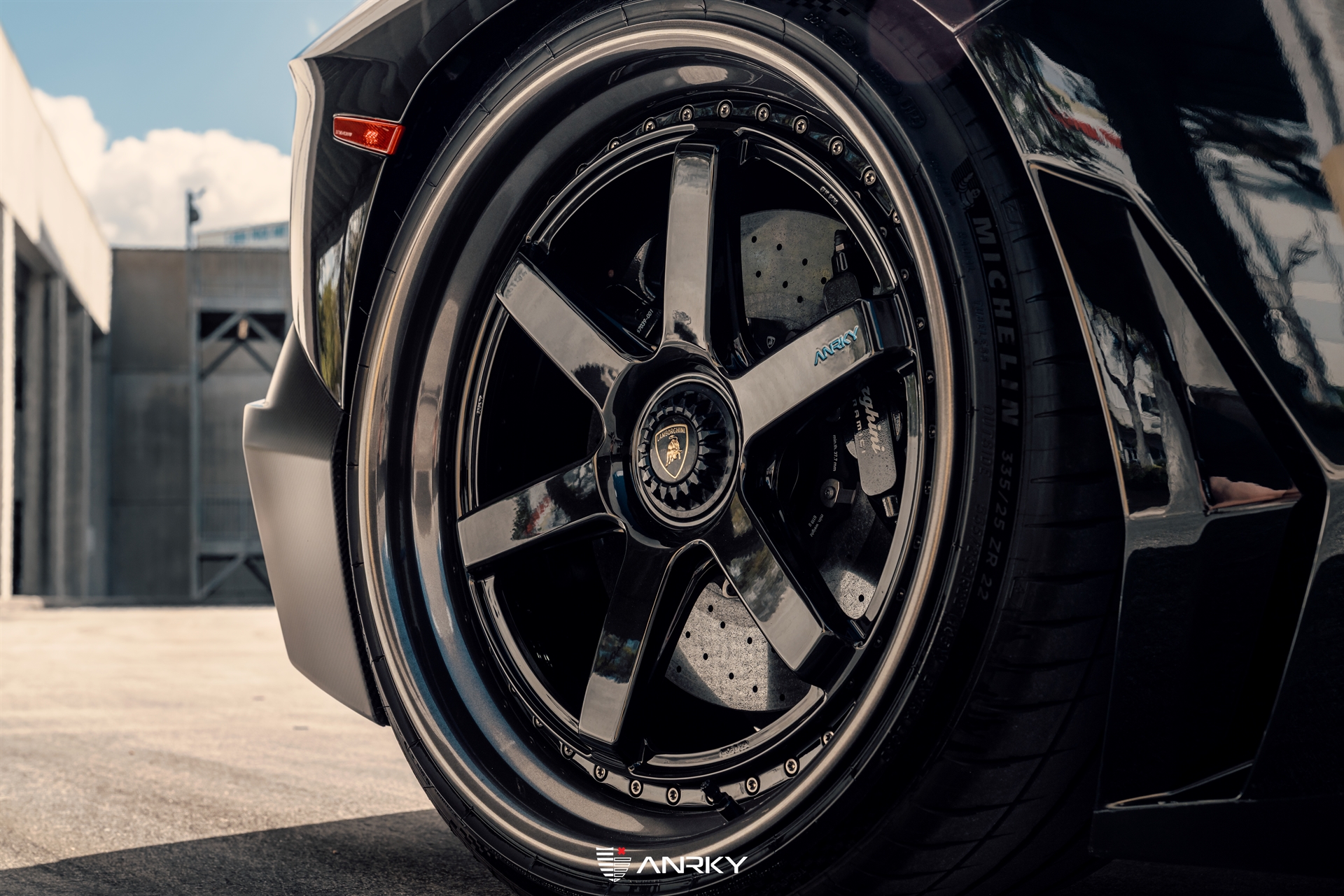 Lamborghini Aventador SV Roadster | Nero Noctis | on ANRKY JDX-316 | Gloss Black