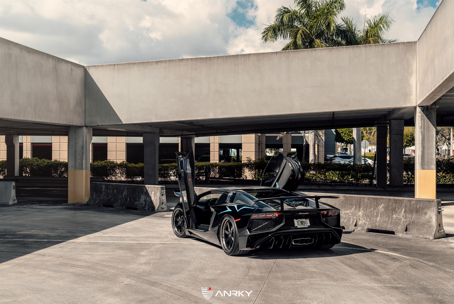 Lamborghini Aventador SV Roadster | Nero Noctis | on ANRKY JDX-316 | Gloss Black