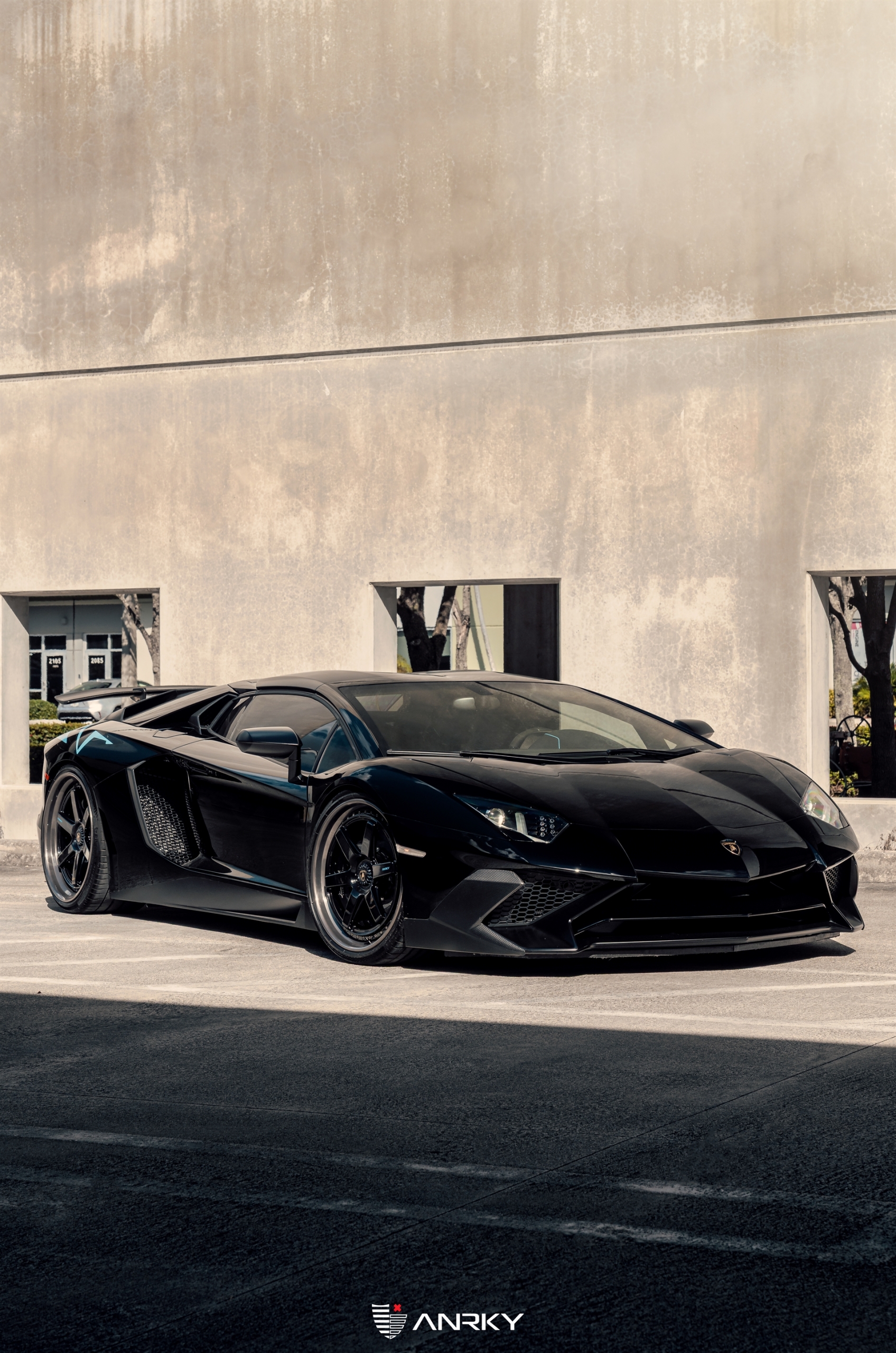 Lamborghini Aventador SV Roadster | Nero Noctis | on ANRKY JDX-316 | Gloss Black
