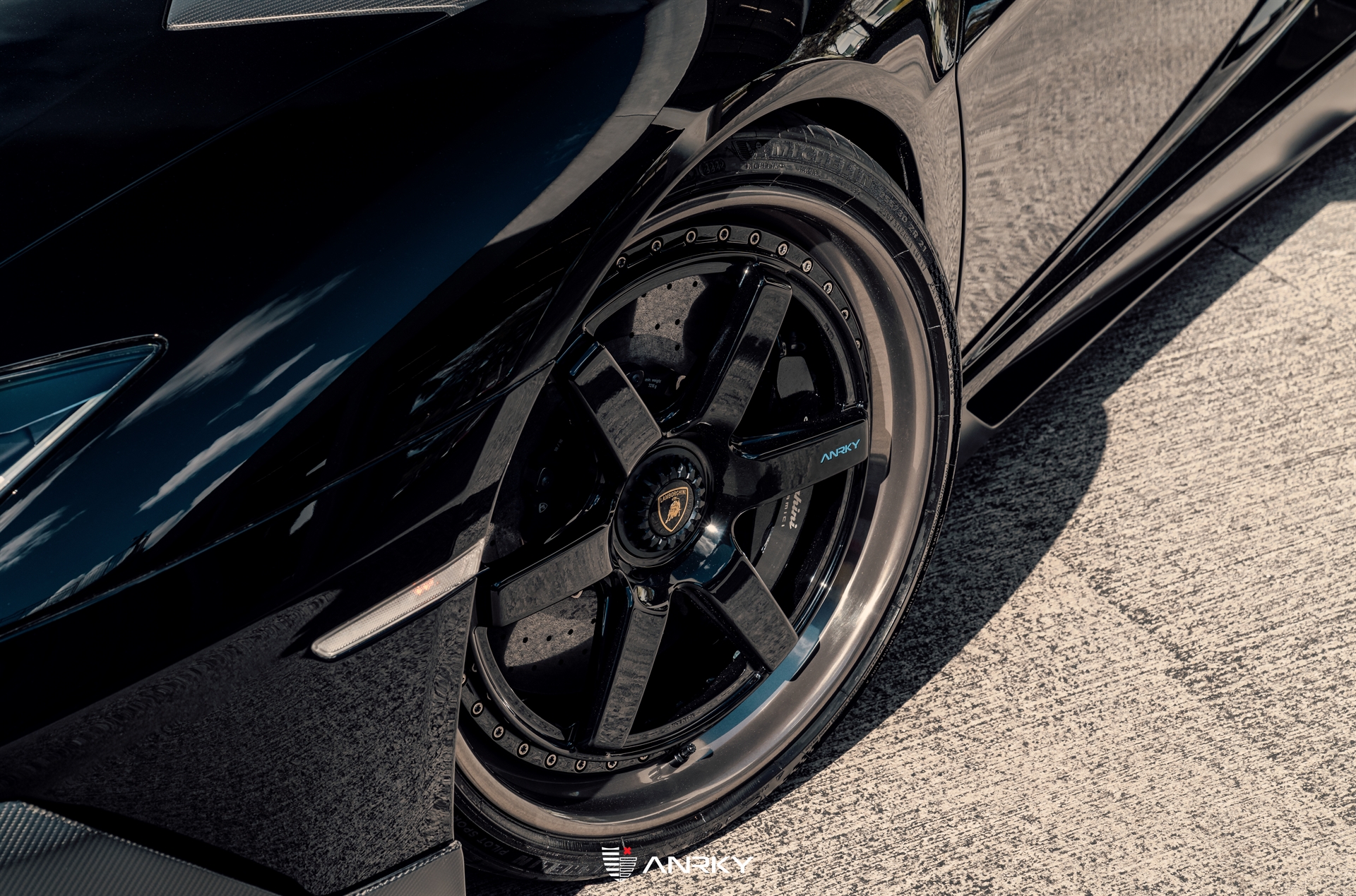 Lamborghini Aventador SV Roadster | Nero Noctis | on ANRKY JDX-316 | Gloss Black