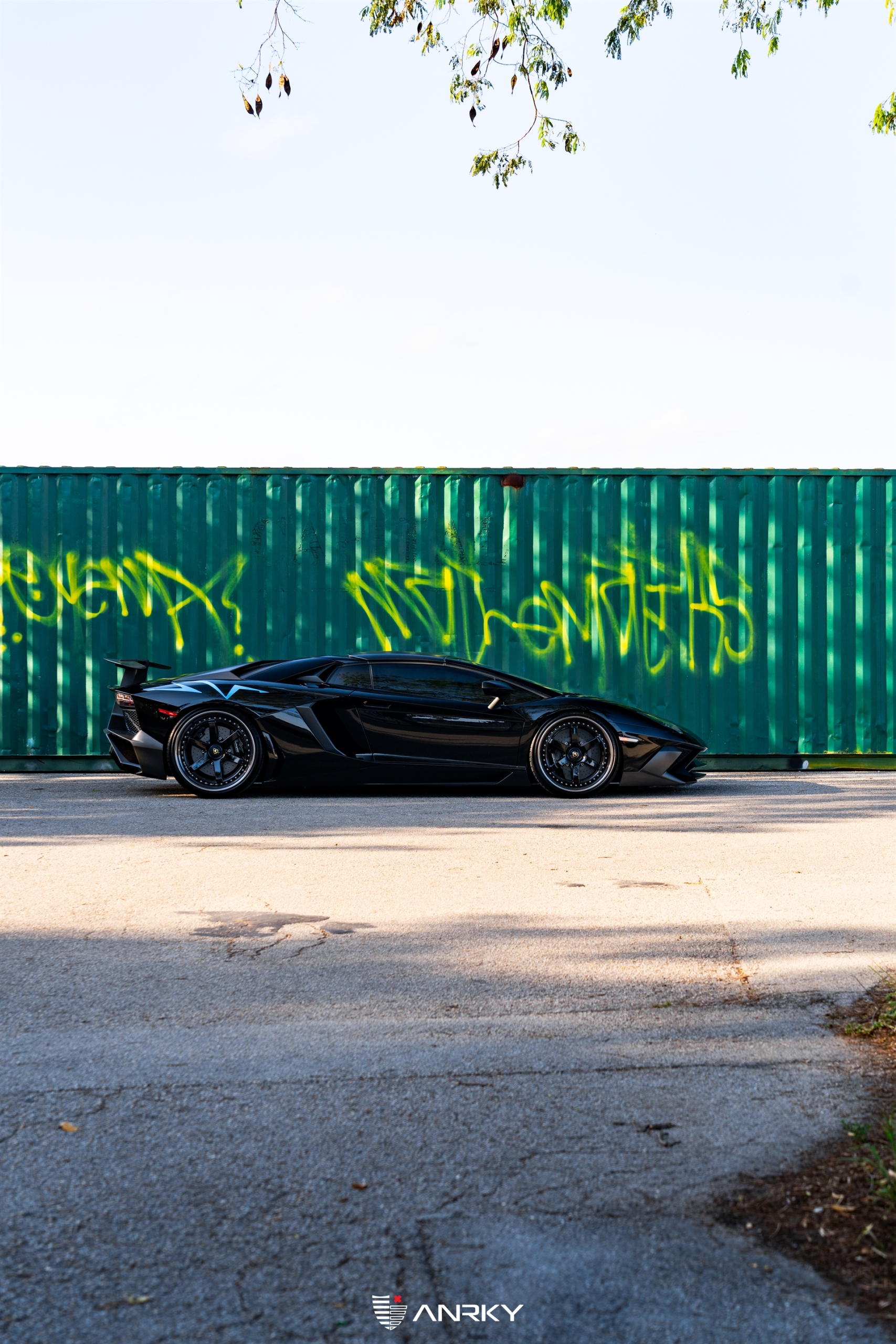 Lamborghini Aventador SV Roadster | Nero Noctis | on ANRKY JDX-316 | Gloss Black