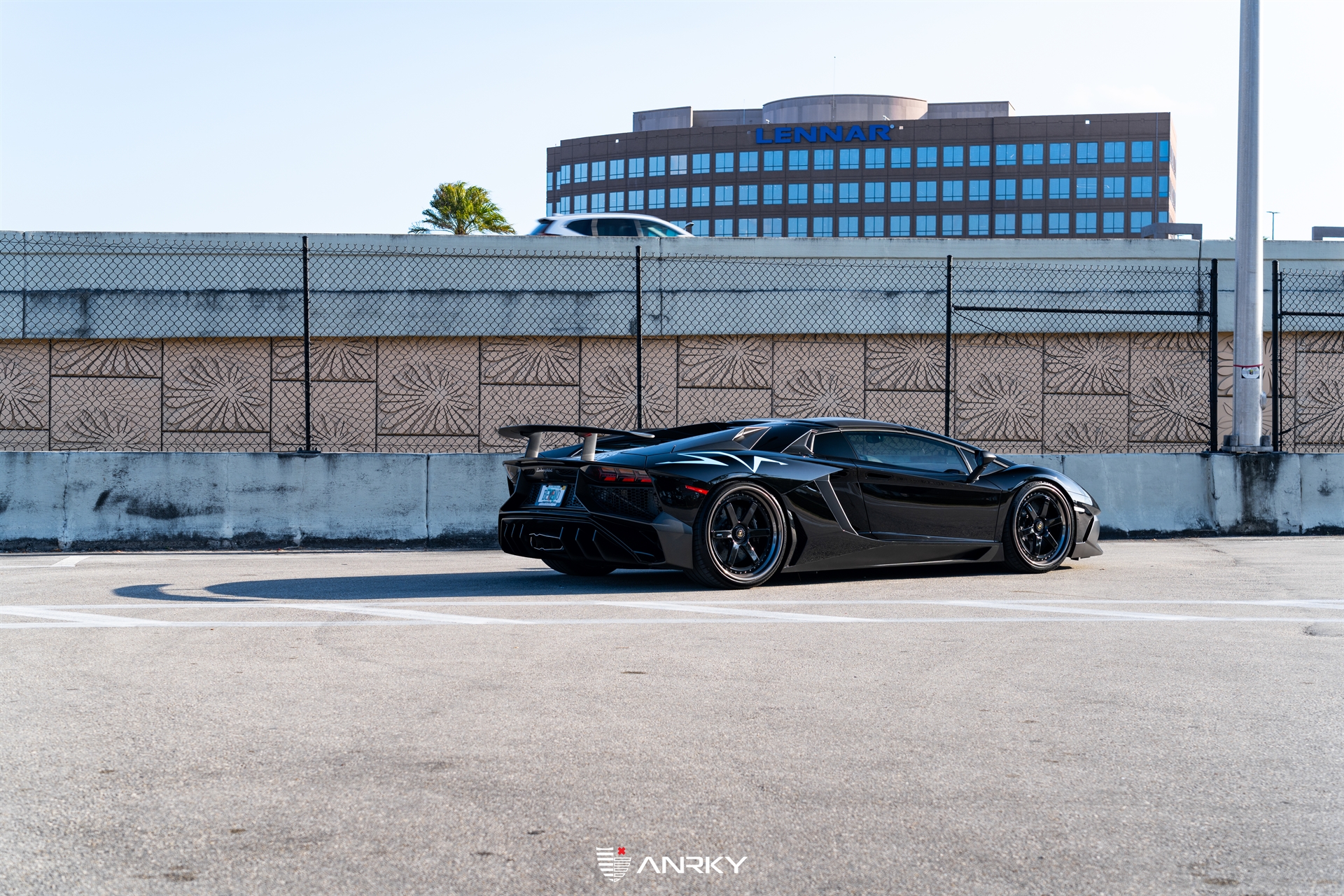 Lamborghini Aventador SV Roadster | Nero Noctis | on ANRKY JDX-316 | Gloss Black